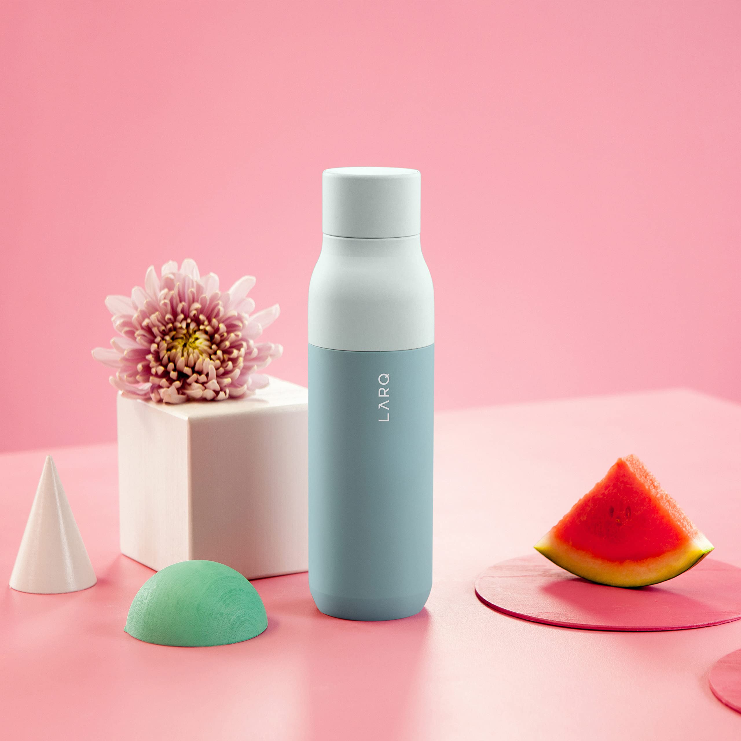 Larq Bottle Twist Top 17 Oz - Insulated Stainless Steel Water Bottle | Thermos, Bpa Free | Reusable Water Bottle For Camping, Of