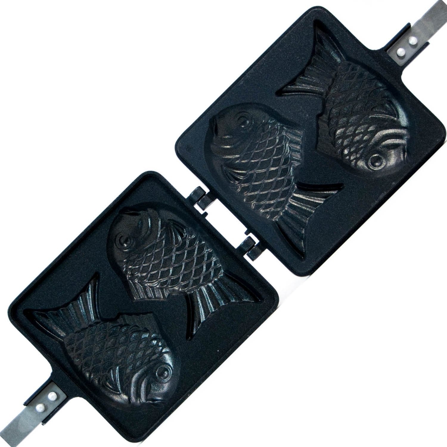 COOKKING - Taiyaki Japanese Fish-shaped Pancake Double Pan, Made in Korea