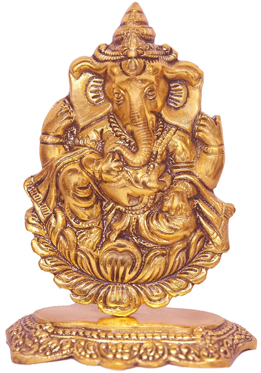Arinjay Lord Ganesha Statue | Ganpati Religious Idol | Ganesh Murti For Home Decor | Spiritual Symbol For Puja | Decorative Show