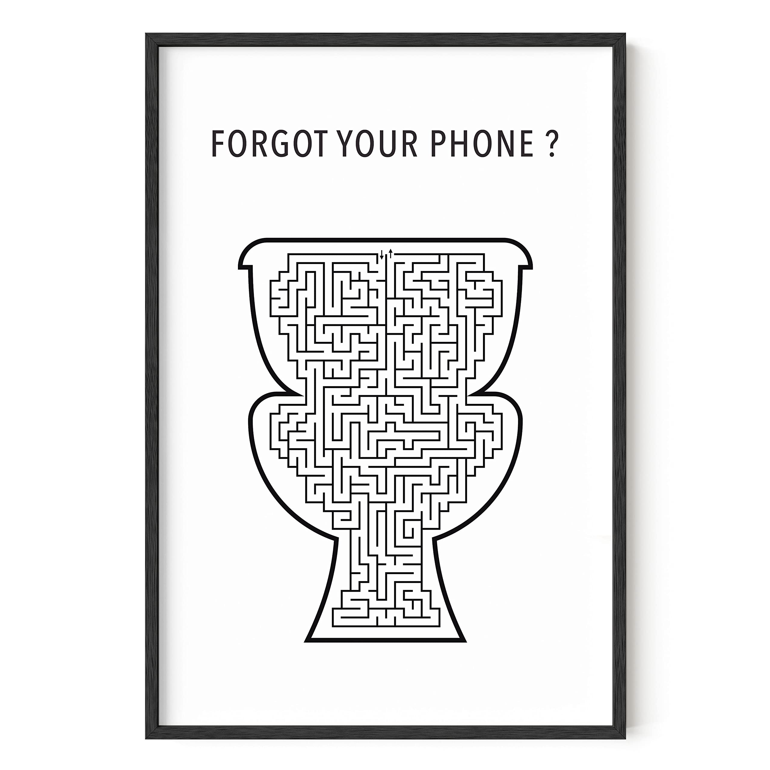 Haus And Hues Funny Bathroom Decor & Bathroom Signs, Funny Bathroom Wall Art & Bathroom Decor Signs, Funny Bathroom Signs Funny