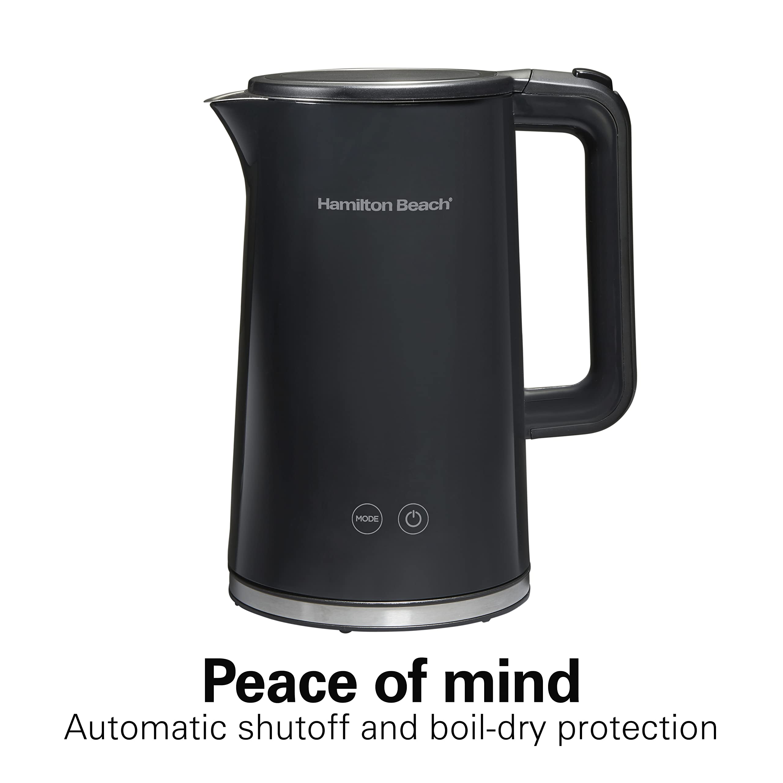 Hamilton Beach Digital Temperature Control Electric Tea Kettle, Hot Water Boiler & Heater 1.7L, 5 Preset Modes + Keep Warm, Fast