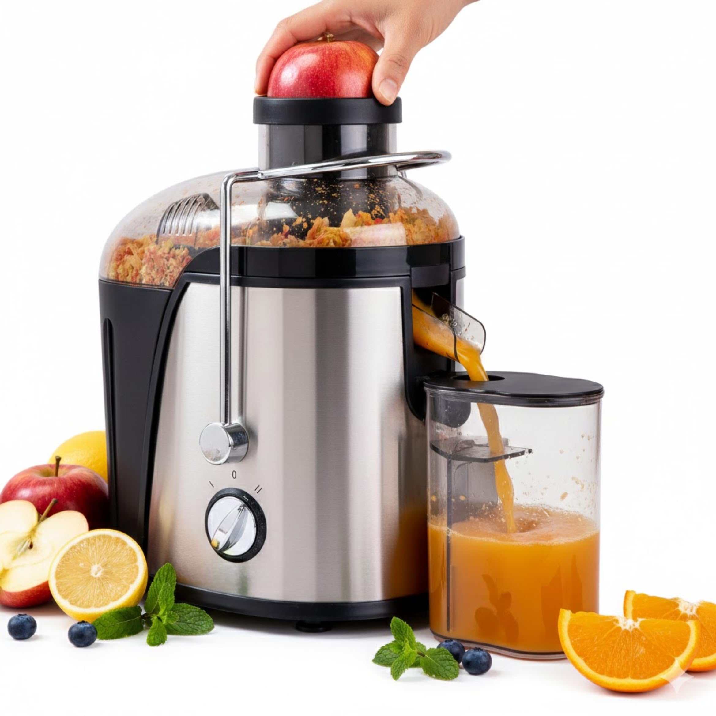 Drumstone 2026 Latest Model Venezia Centrifugal Juicer For Home 500W Fresh Fruit & Vegetable Juice In Seconds Dual Speed Control