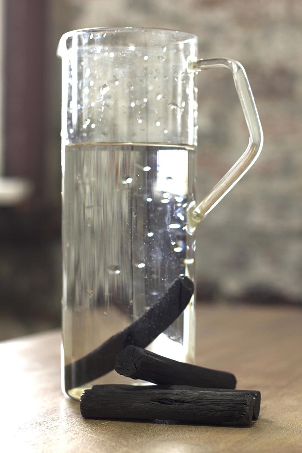 Binchotan Charcoal From Kishu, Japan - Water Purifying Sticks For Great-Tasting Water, 4 Sticks - Each Stick Filters Personal-Si