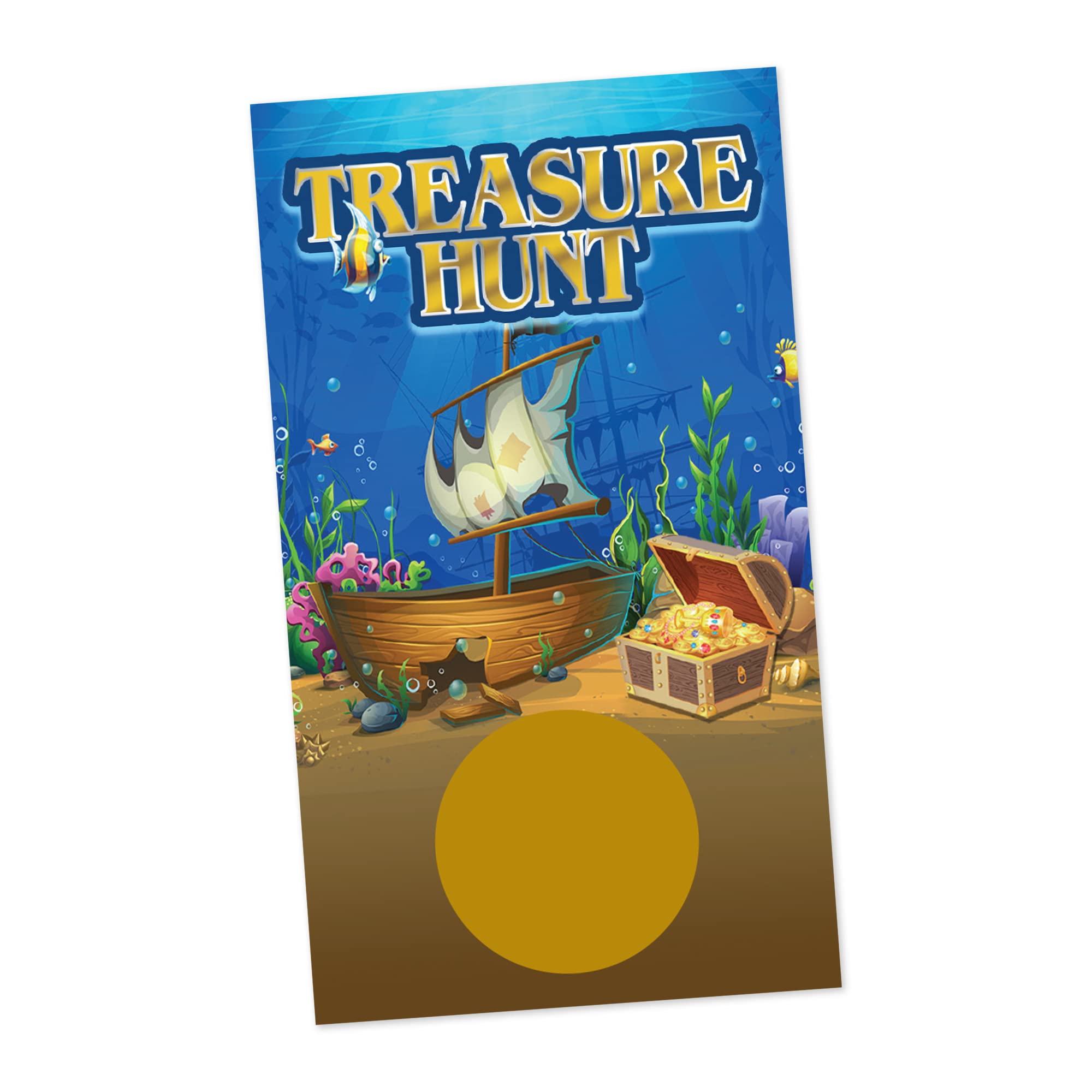Promo Printing Group, Inc. Treasure Hunt Scratch Off Cards - 30 Cards - Scratch & Win Game For Adults - Ages 168+