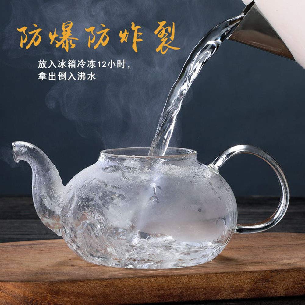 Beylor Clear Glass Teapot Heat Resistant Teapots 800 Ml /27 Oz With Infuser For Tea Leaf Loose Tea (800Ml)