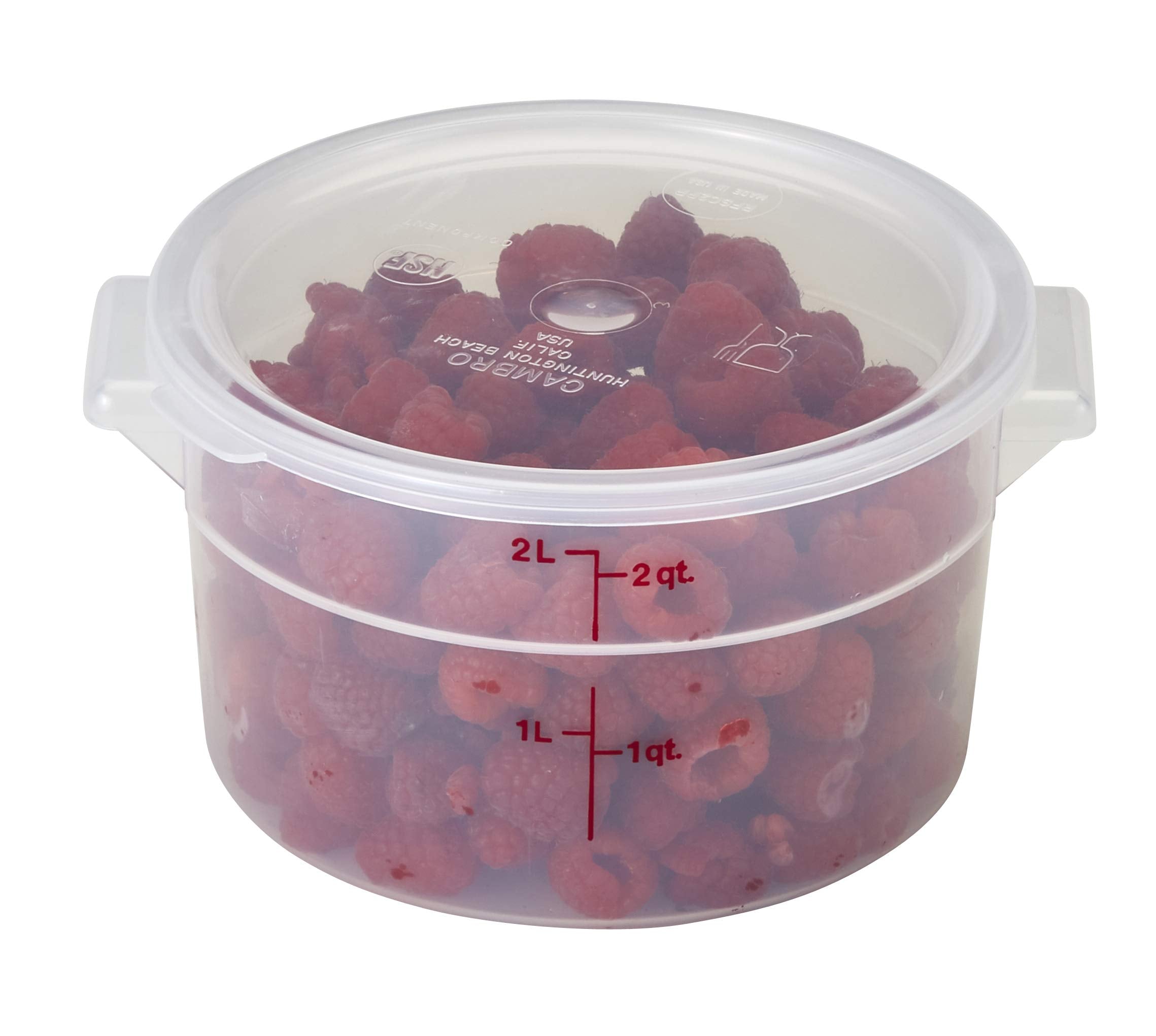 Cambro Rfs2Pp190 Translucent Rounds 2 Qt