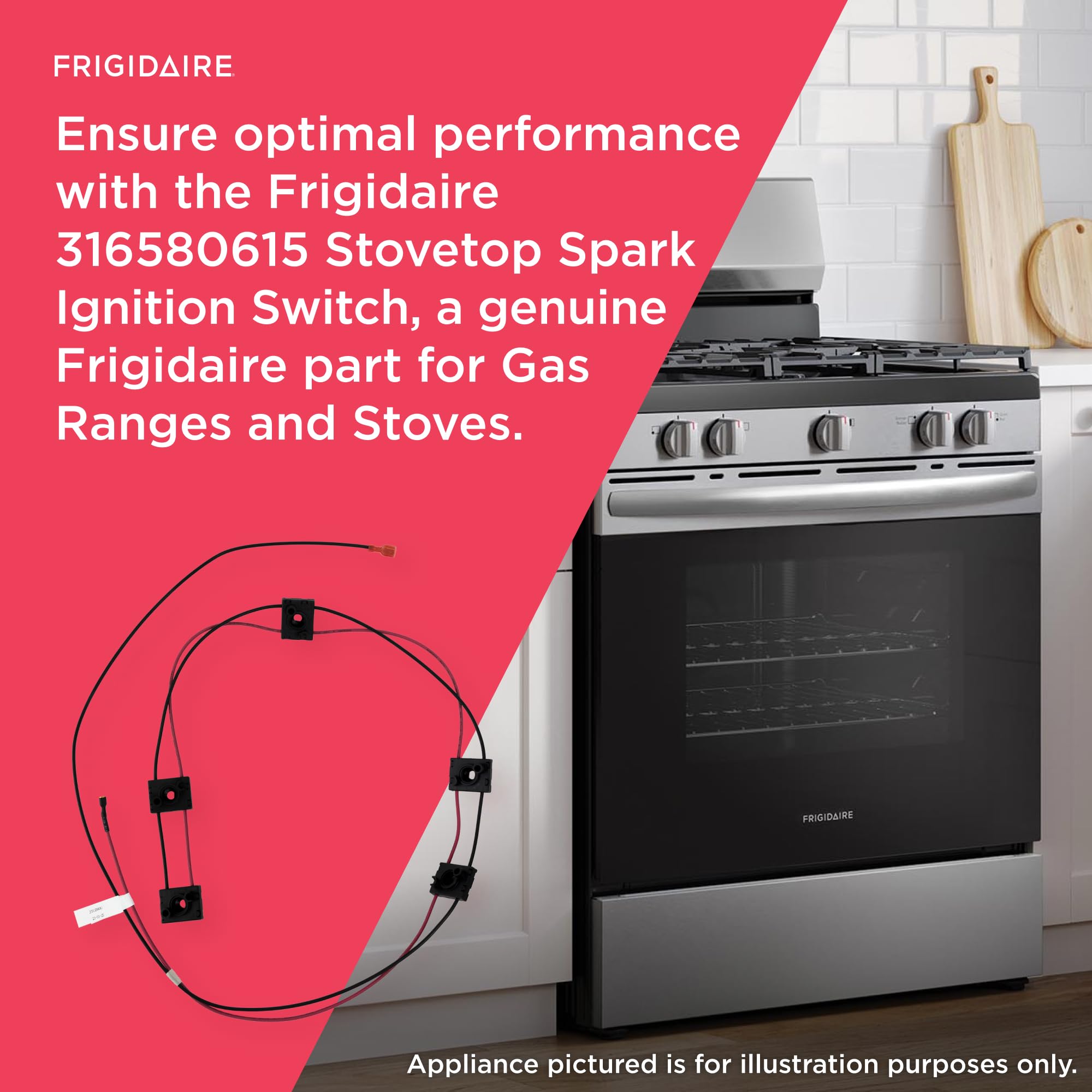 Frigidaire 316580615 Spark Ignition Switch Unit