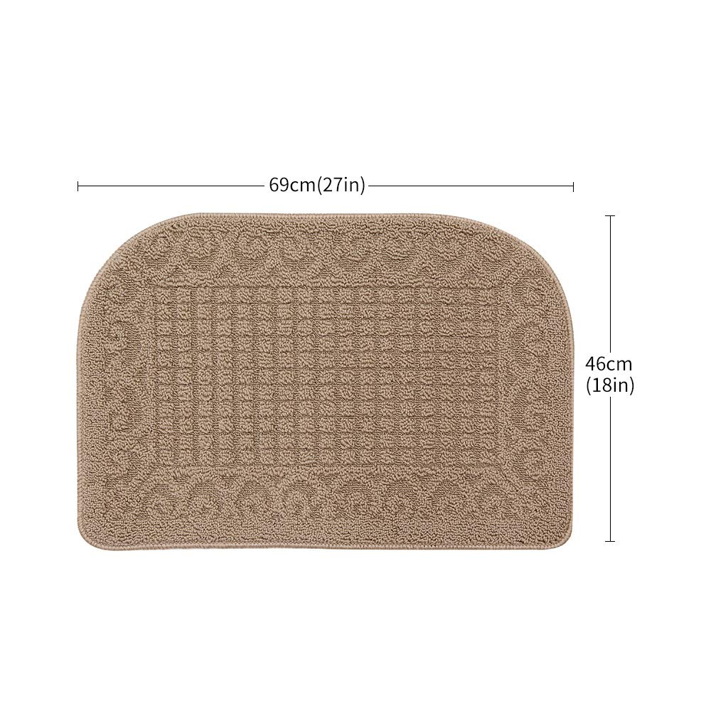 Cosy Homeer 27X18 Inch Anti Fatigue Kitchen Rug Mats Are Made Of 100% Polypropylene Half Round Rug Cushion Specialized In Anti S