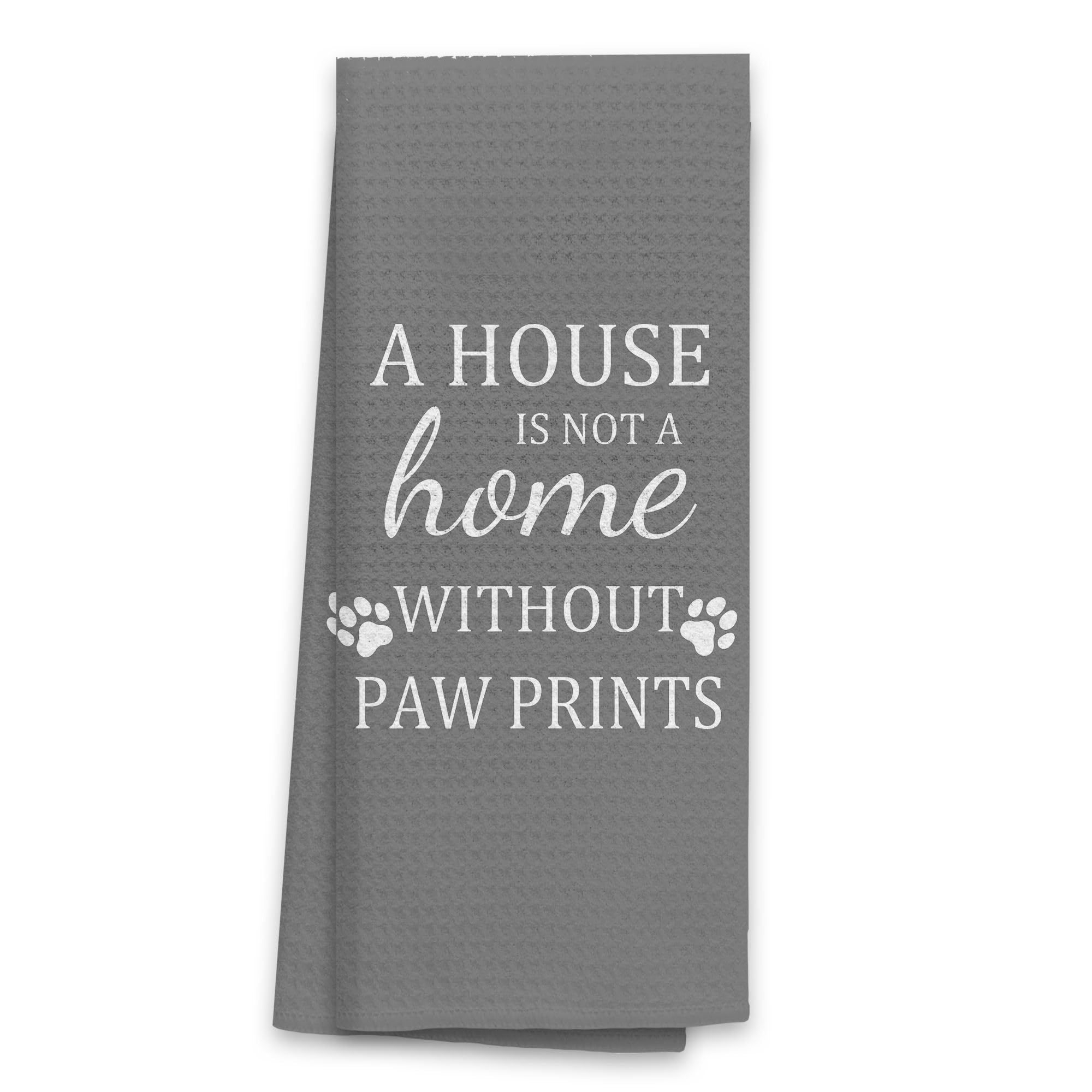 TNUW Dog Kitchen Towels, 16 24 , Soft & Absorbent Kitchen Tea Towels, Dog Lovers Gifts (Grey 1)