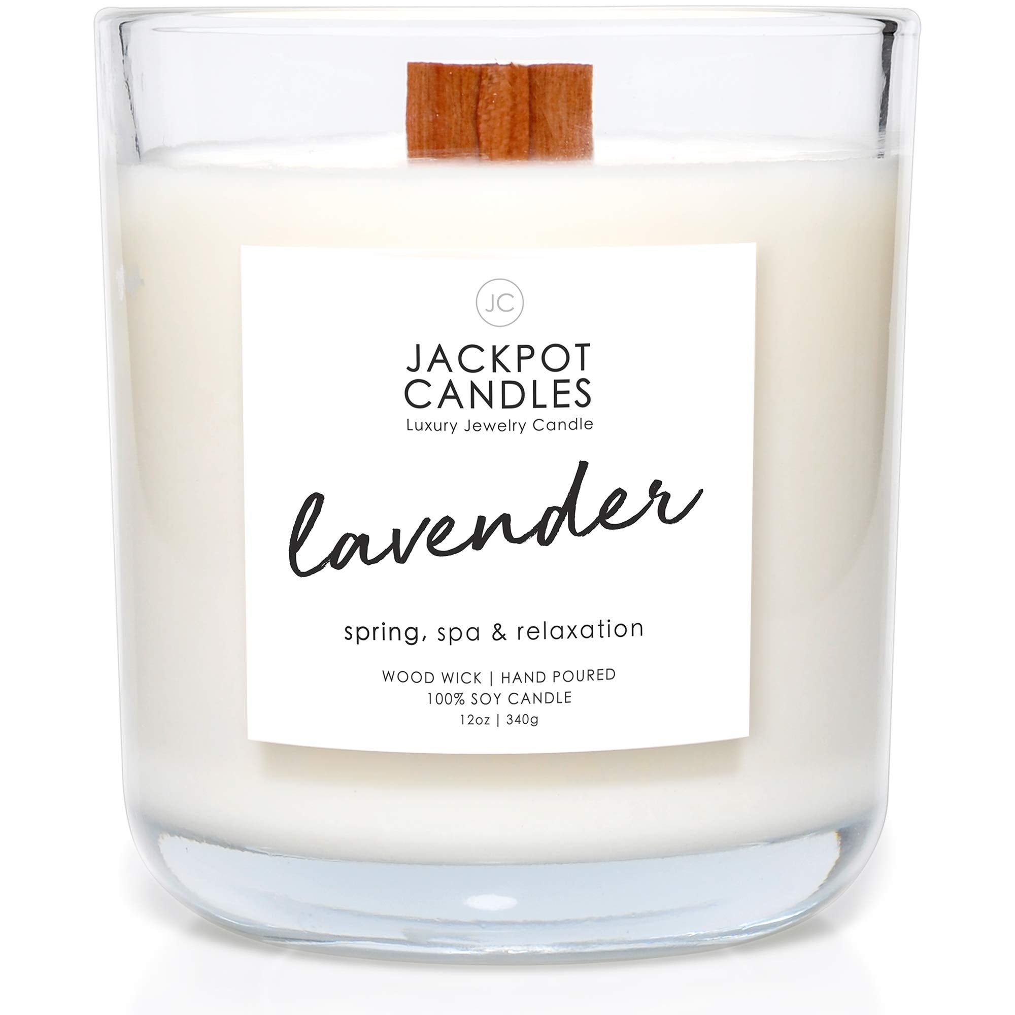 Lavender Candle with Ring Inside (Surprise Jewelry Valued at $15 to $5,000) Ring Size 5