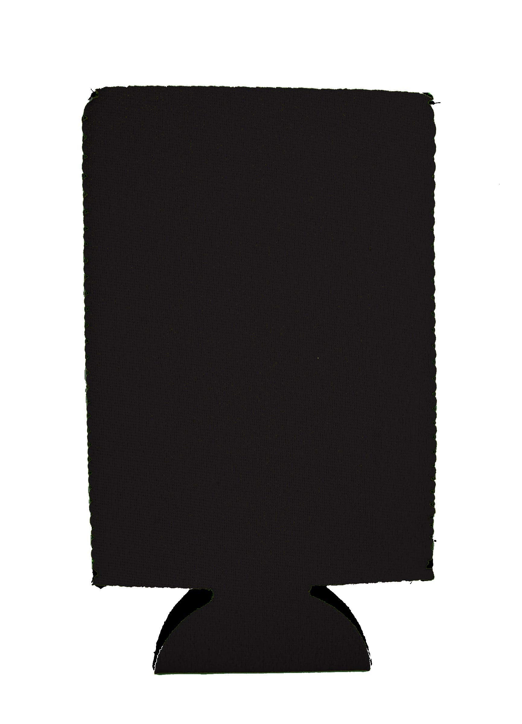Blank Neoprene 16 Oz. Can Coolie (4 Pack, Black)