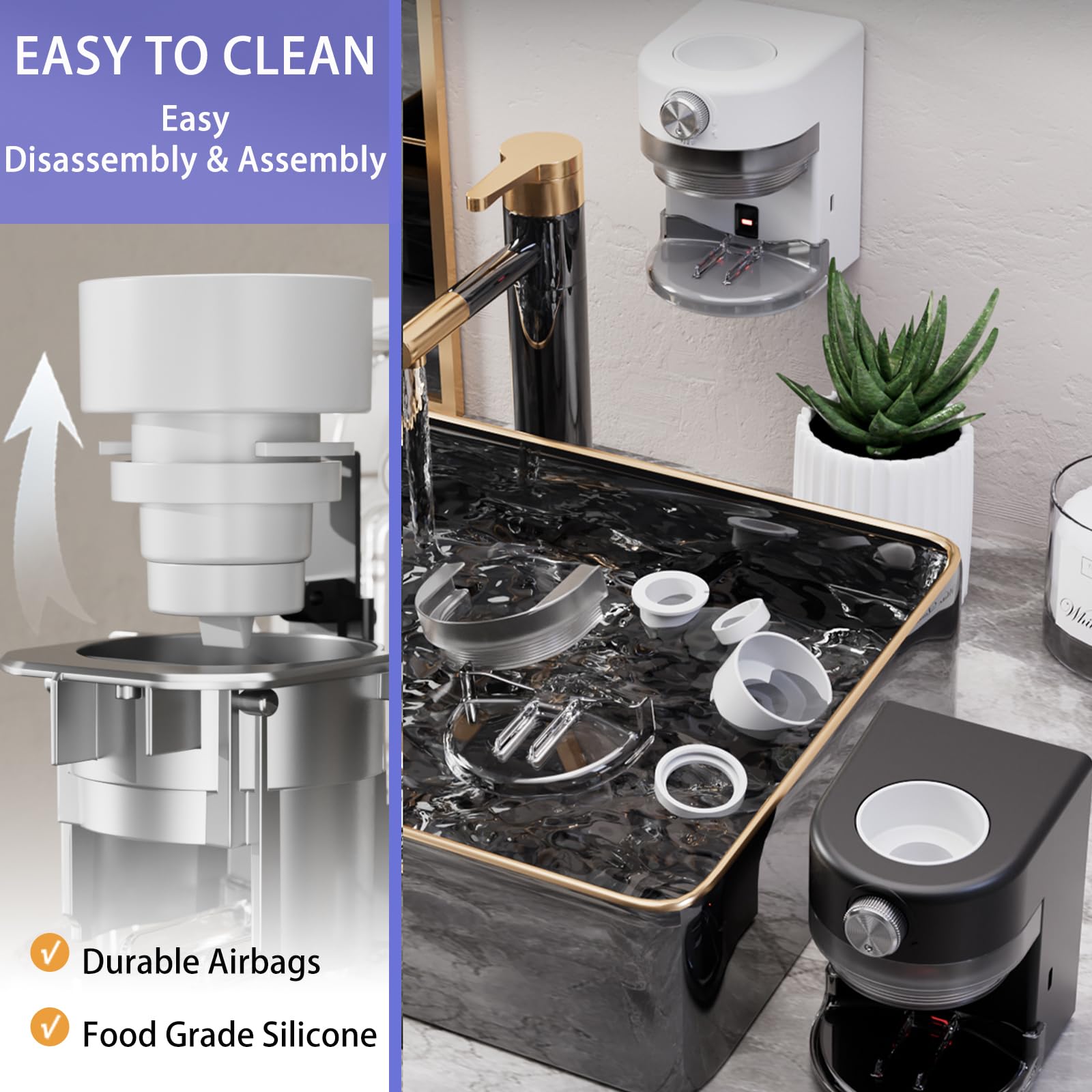 Automatic Toothpaste Dispenser,Wall Mounted Electric Toothpaste Dispenser For Kids And Adults,Toothpaste Squeezer With Adjustabl