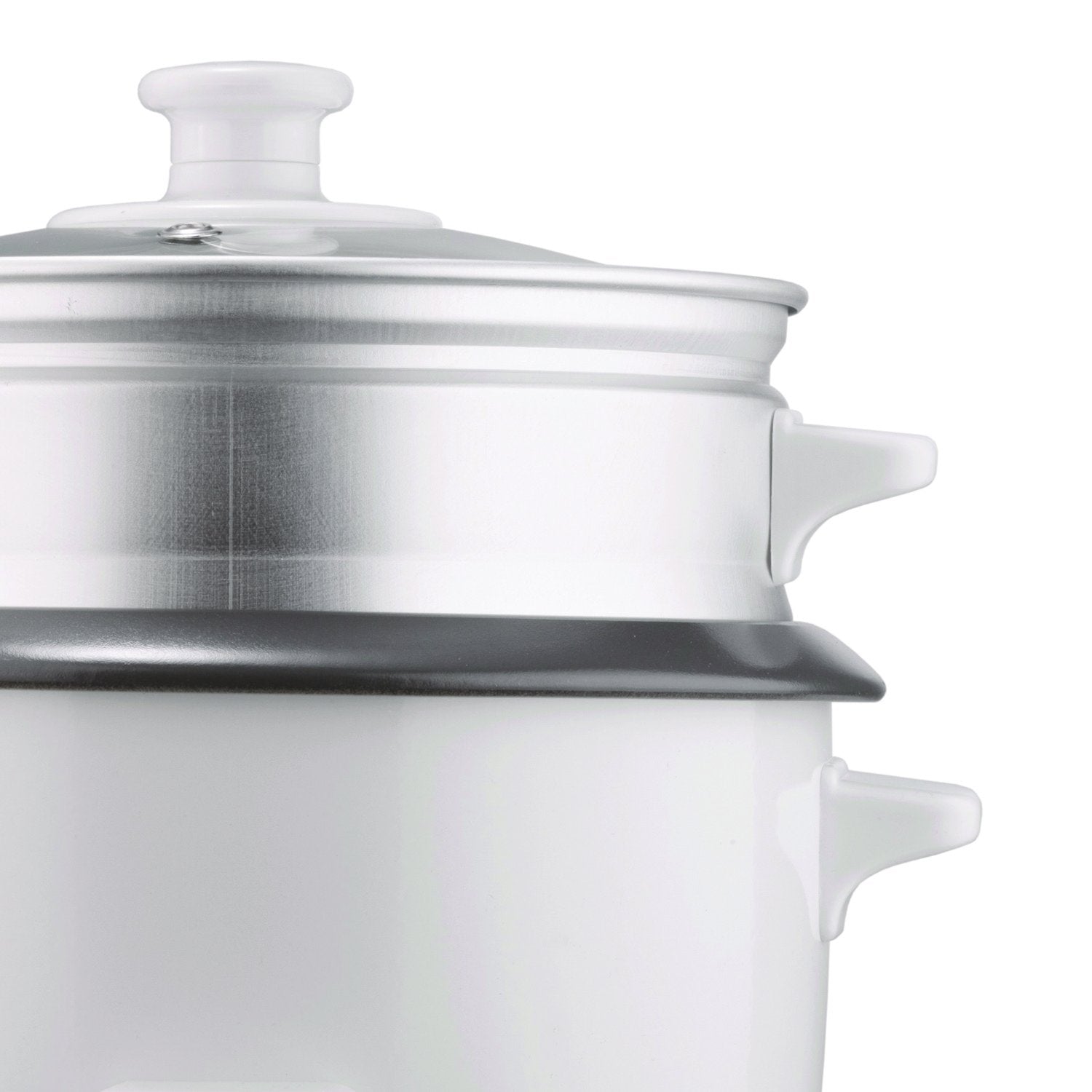 Brentwood Rice Cooker and Food Steamer 700-Watt  10-Cup  White