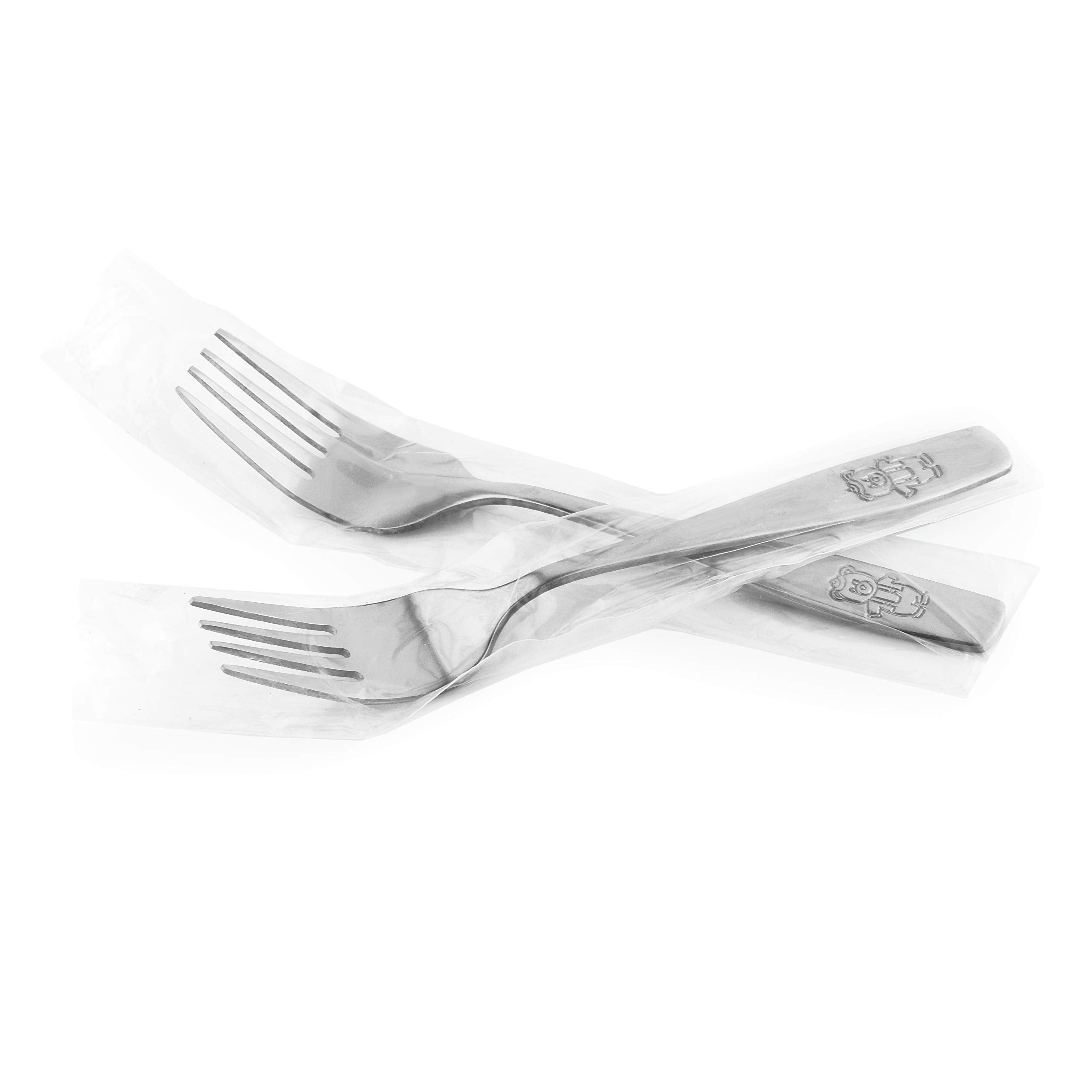 9 Piece Stainless Steel Kids Forks, Kids Cutlery, Child And Toddler Safe Flatware, Kids Silverware, Kids Utensil Set, Includes A