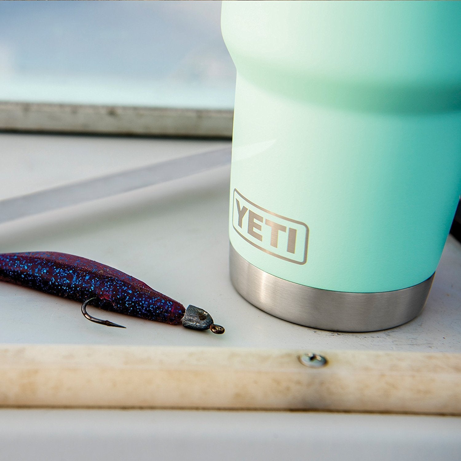 YETI Rambler 30 oz Tumbler - Stainless Steel, Vacuum Insulated, Seafoam Color, 1 Count