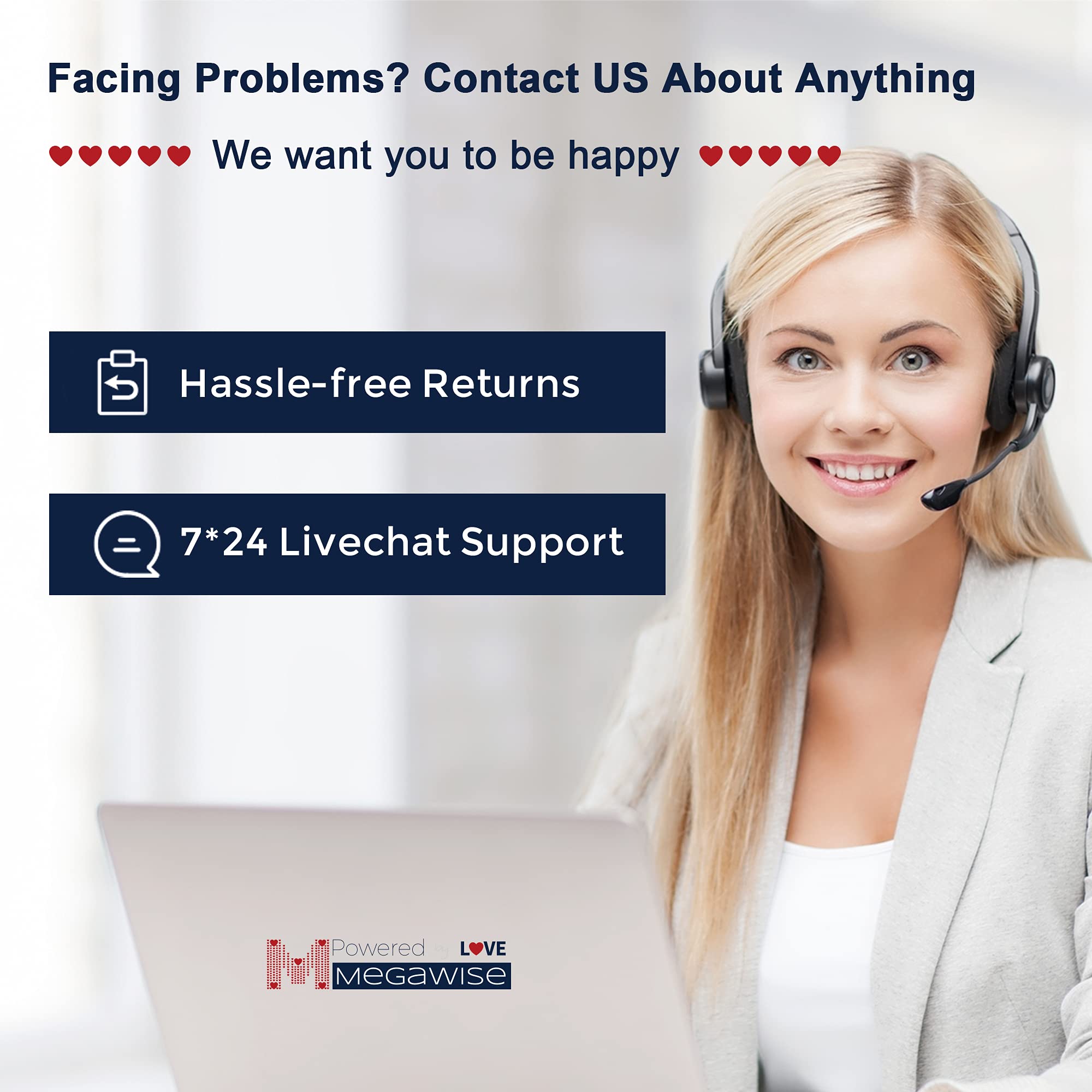 Megawise Electric Kettle, 1.8L Borosilicate Glass Tea Kettle With Led Light, Auto Shut-Off And Boil-Dry Protection Cordless Kett