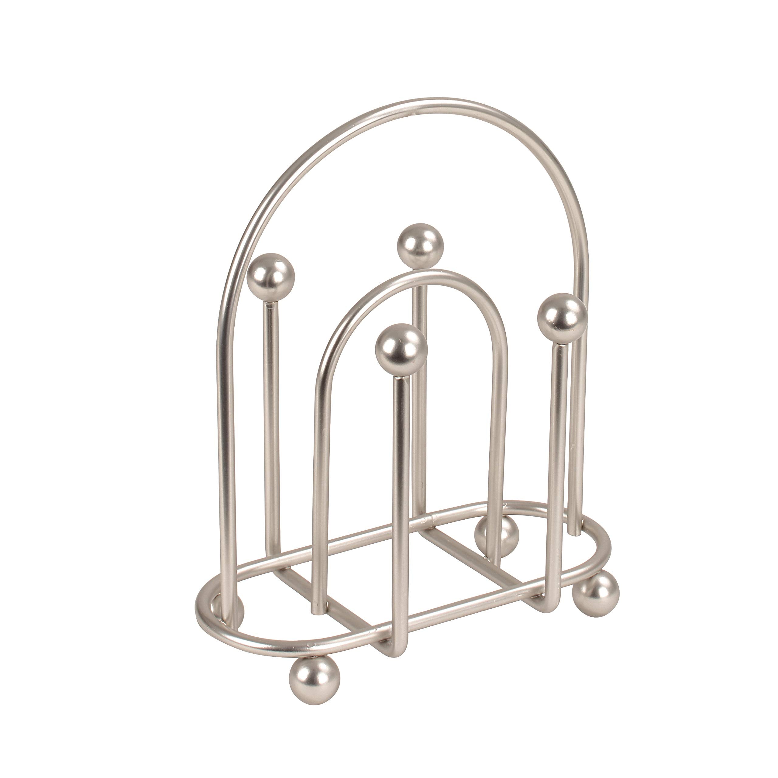 Spectrum Diversified Pantry Works Arch Vertical Upright Holder With Handle, Contemporary Dining Table, Countertop Napkin Storage