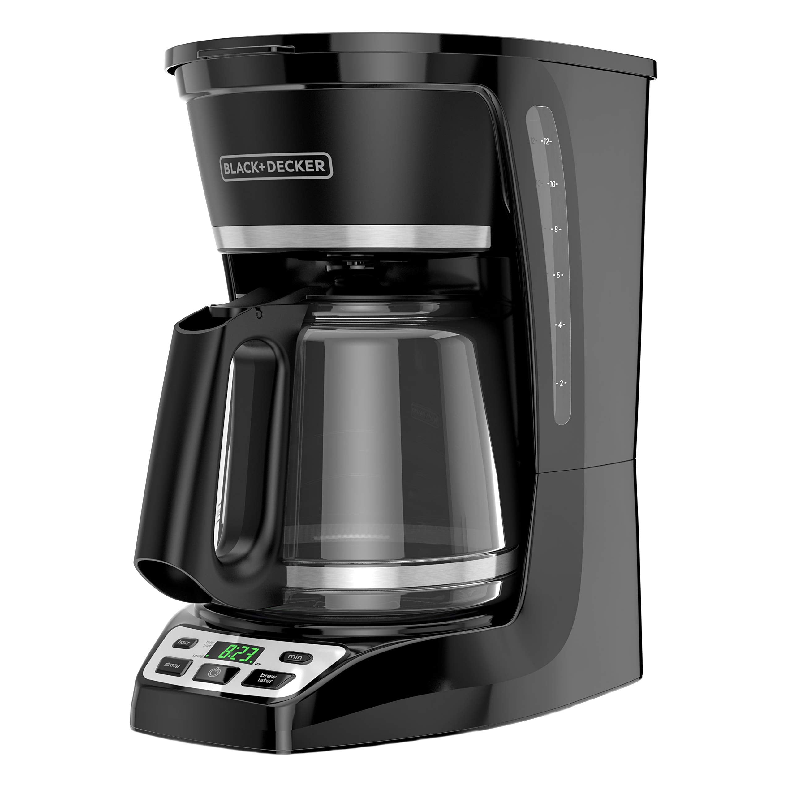 Black+Decker 12-Cup* Programmable Coffeemaker, Black, Cm1070B-3