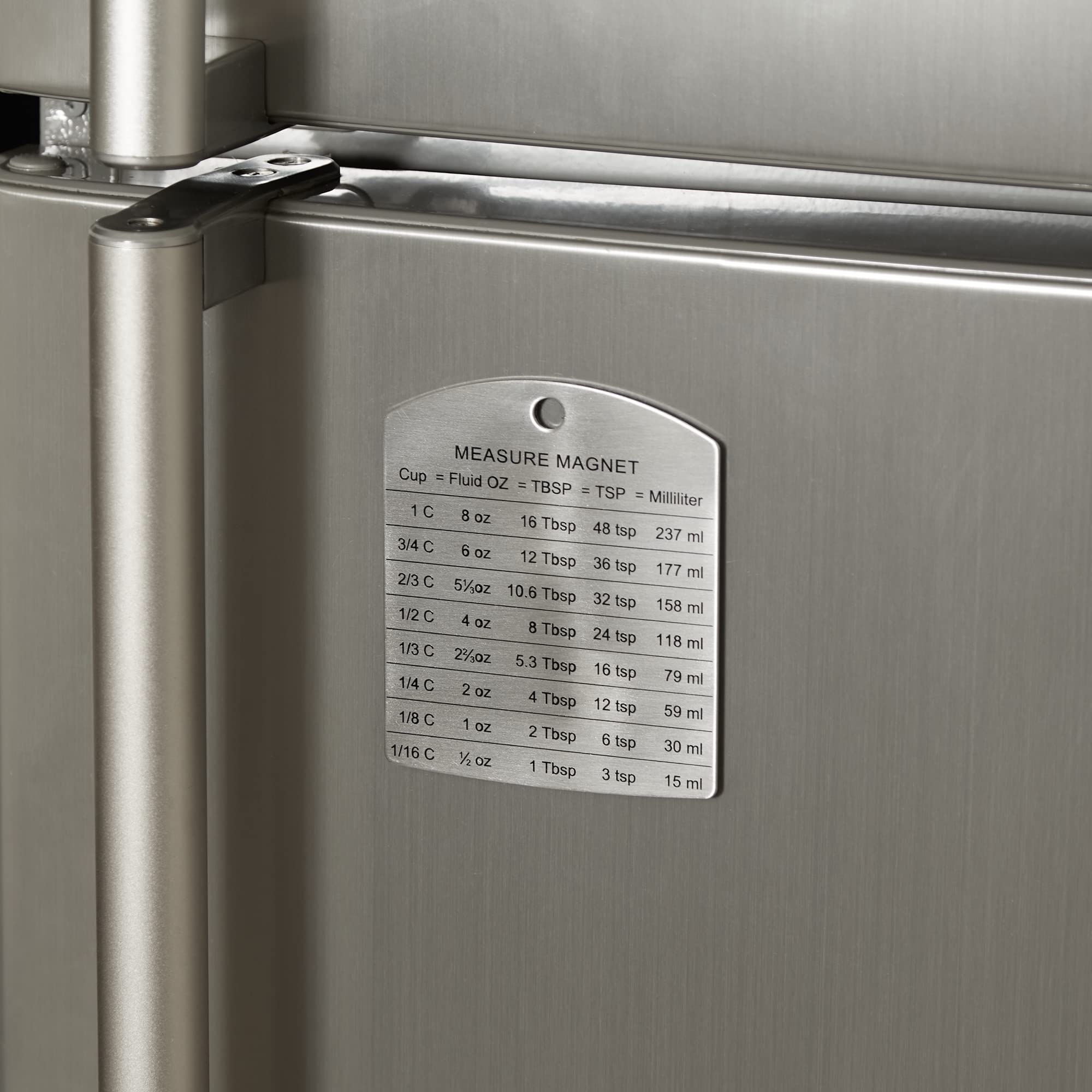 Rsvp International Endurance Magnet Collection Stainless Steel, Conversion Magnet, 4.125X3.5
