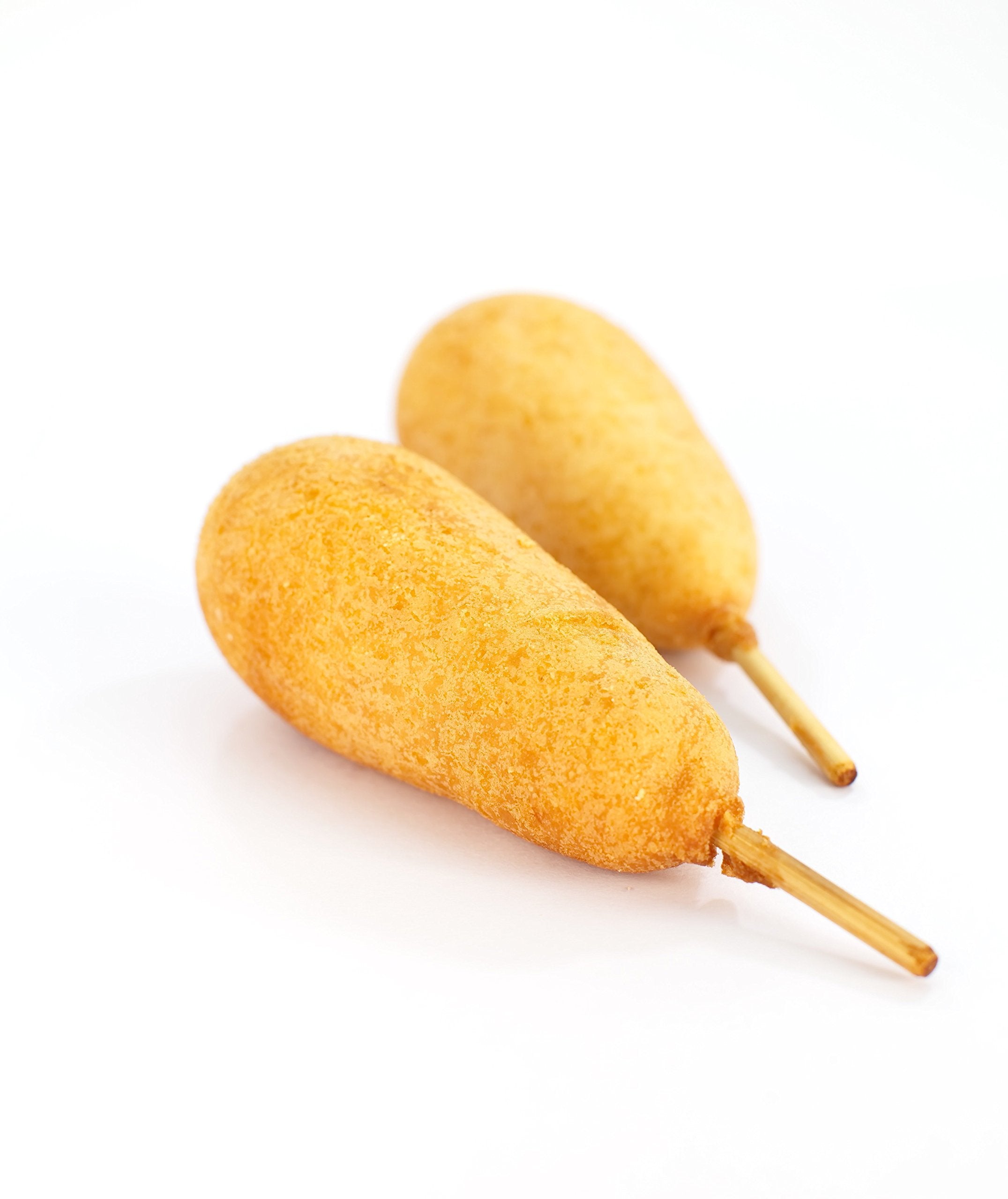 Perfect Stix - WRS100SP-100 10'' Wooden Semi Pointed Corn Dog Skewers ( Pack of 100)
