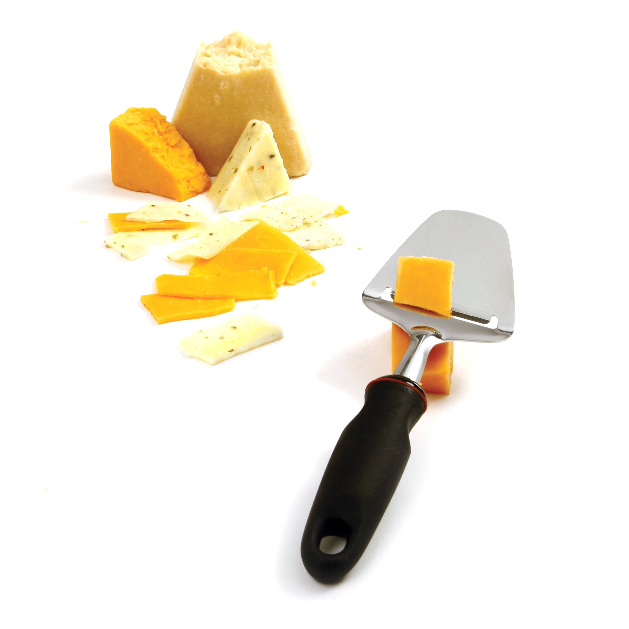 Norpro Grip-Ez Cheese Slicer And Plane, Black, 9.5In/24Cm