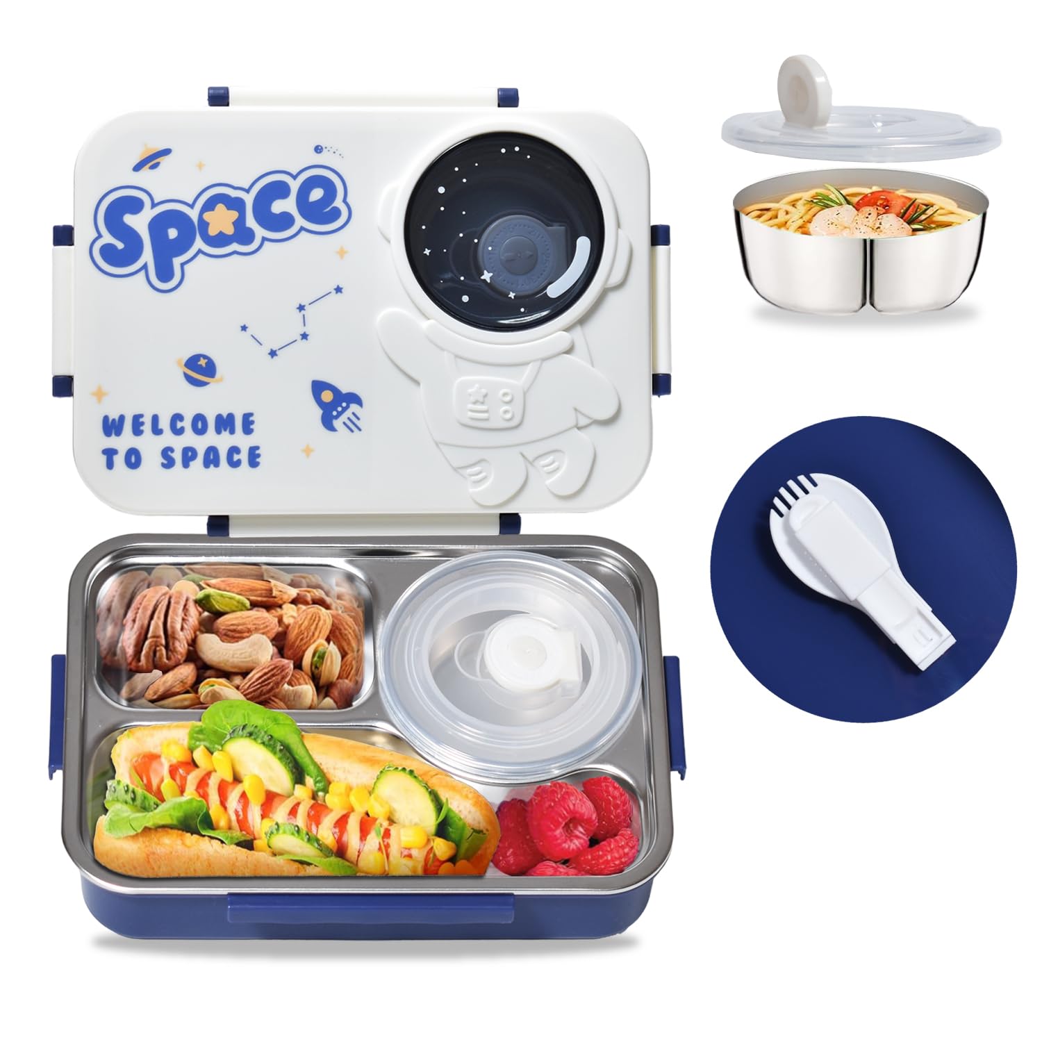 Kitchenace,Modernise Your Living, Lunch Box For Women & Kids Girls, Tiffin Box For Office, School With Multi-Compartment Design,