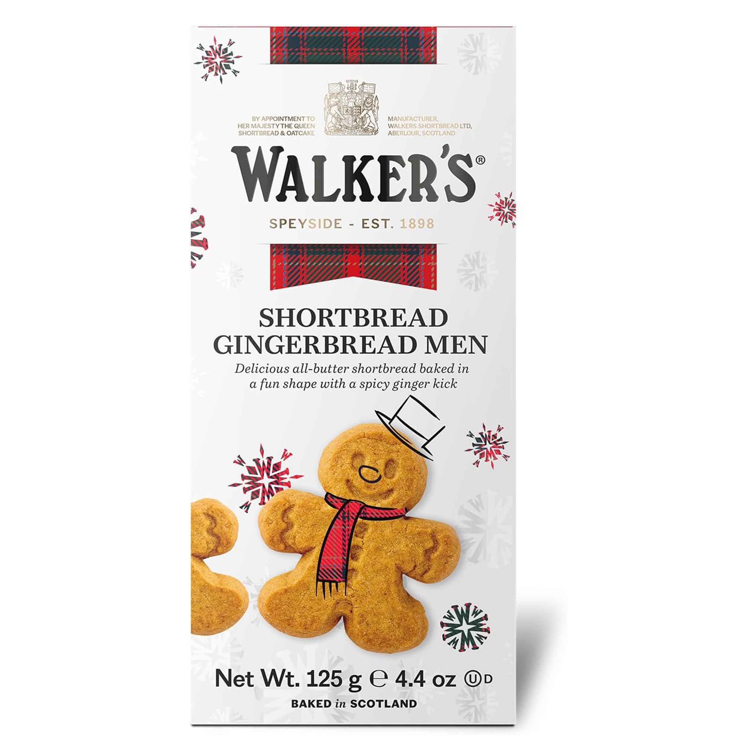 Walkers Shortbread - Cookie Shortbread Gngrbrd Men - Case Of 12 - 4.4 Oz