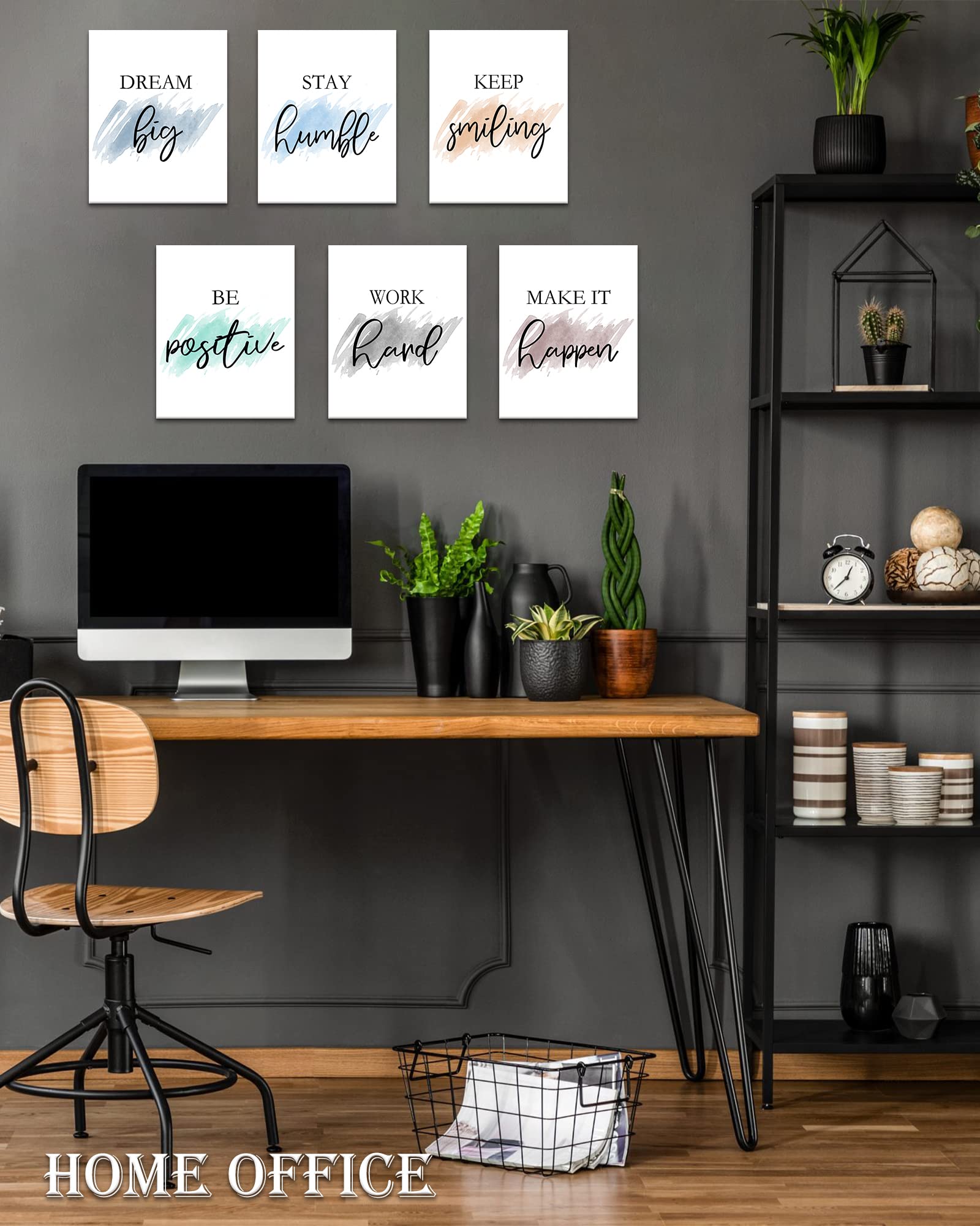???????????? Motivational Wall Decor Inspirational Office Wall Art Quotes Wall Art For Living Room Encouraging Canvas Posters Fo