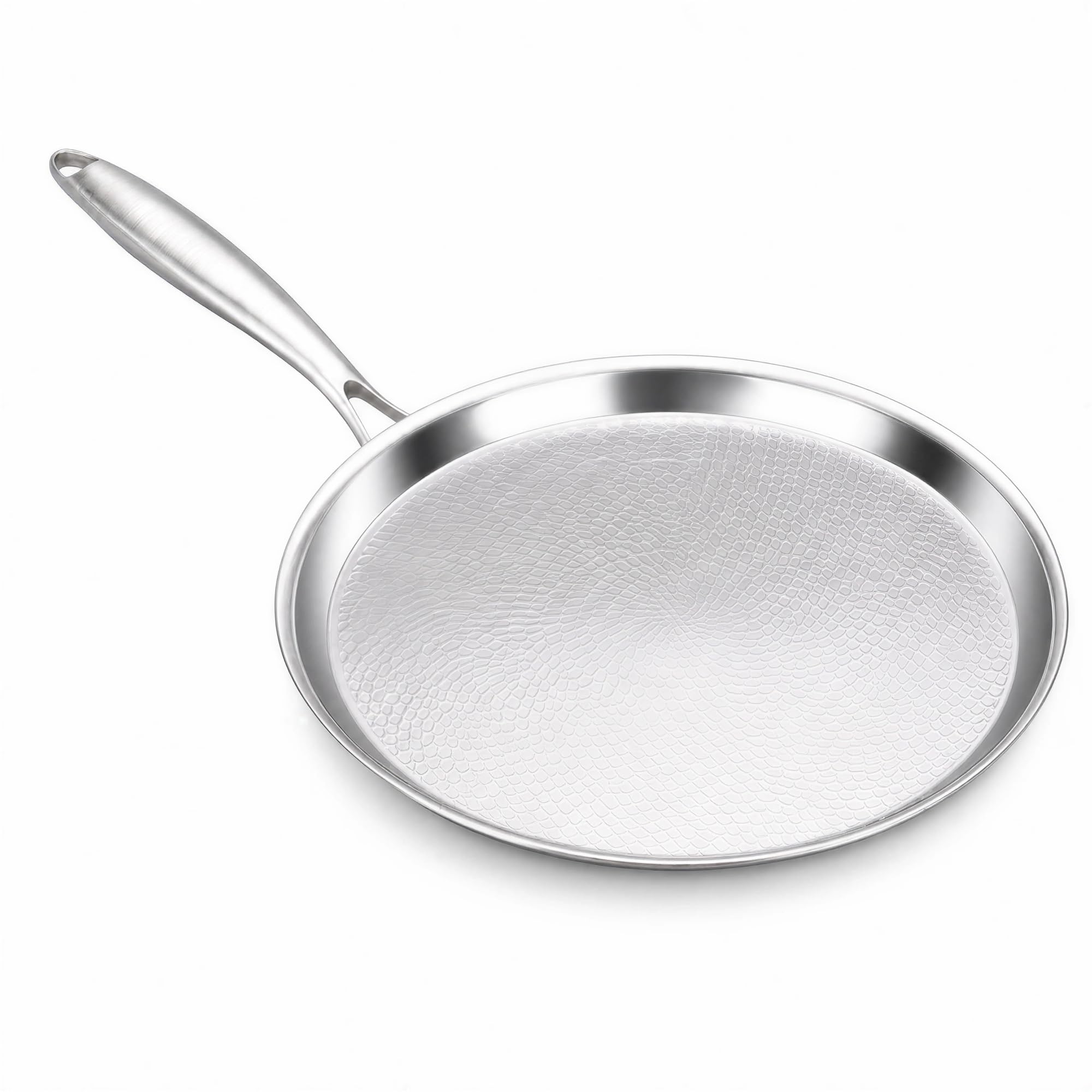 JAX JIADAXIN 12 Inch Titanium Coated Frying Pan with Detachable Handle