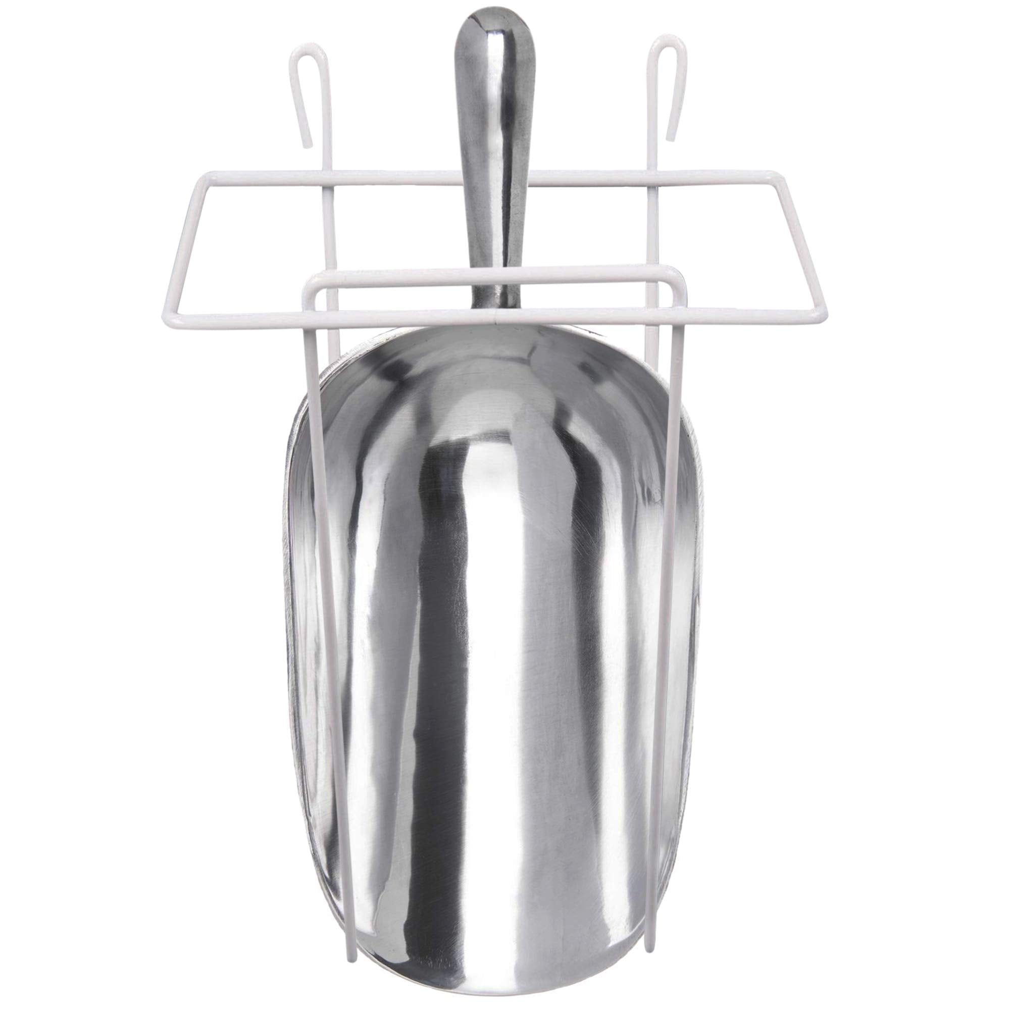 Cusinium 38 Oz Aluminum Ice Scoop With Holder