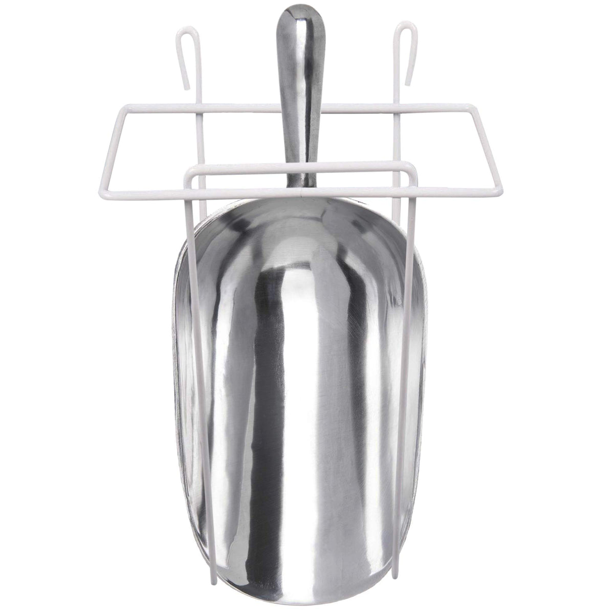Cusinium 38 Oz Aluminum Ice Scoop With Holder
