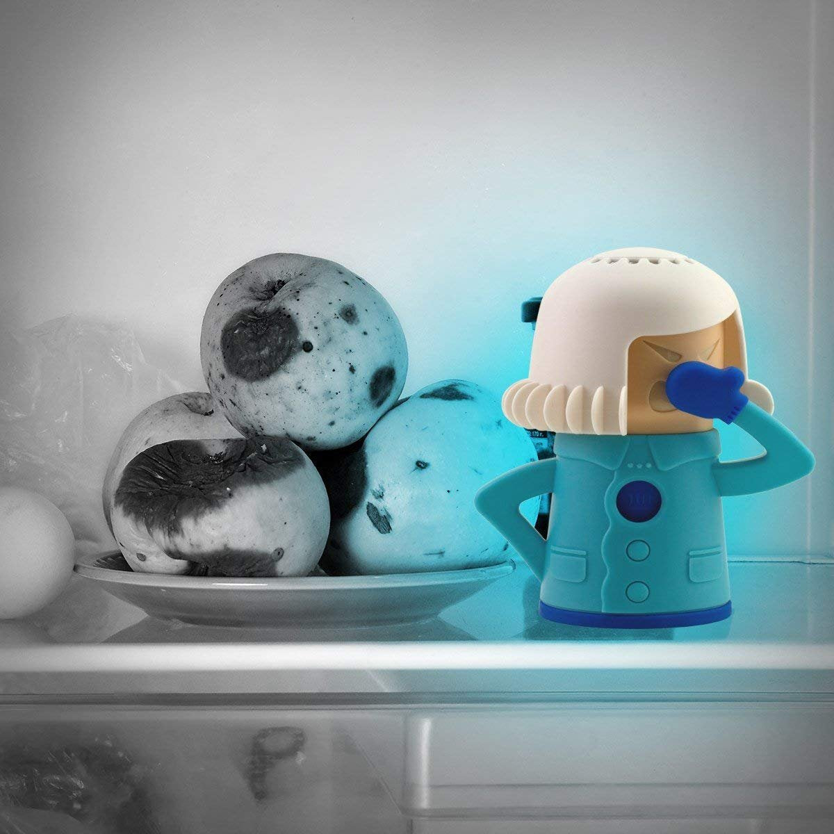 Tvoip Chilly Mama Blue Baking Soda Fridge & Freezer Odor Absorber & Freshener Holder