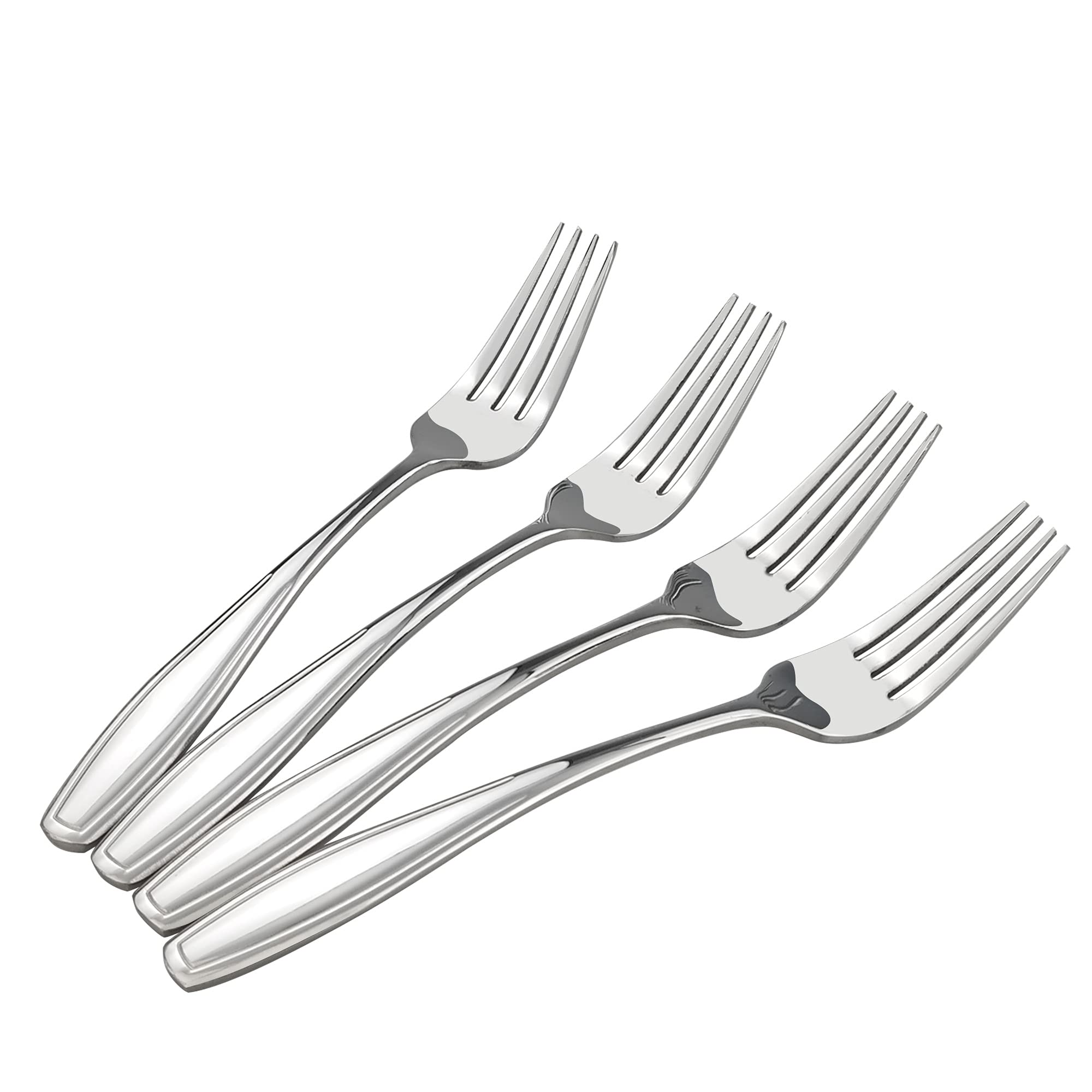 Pekky Stainless Steel Dinner Fork Set, 7.8-Inch, Set Of 12