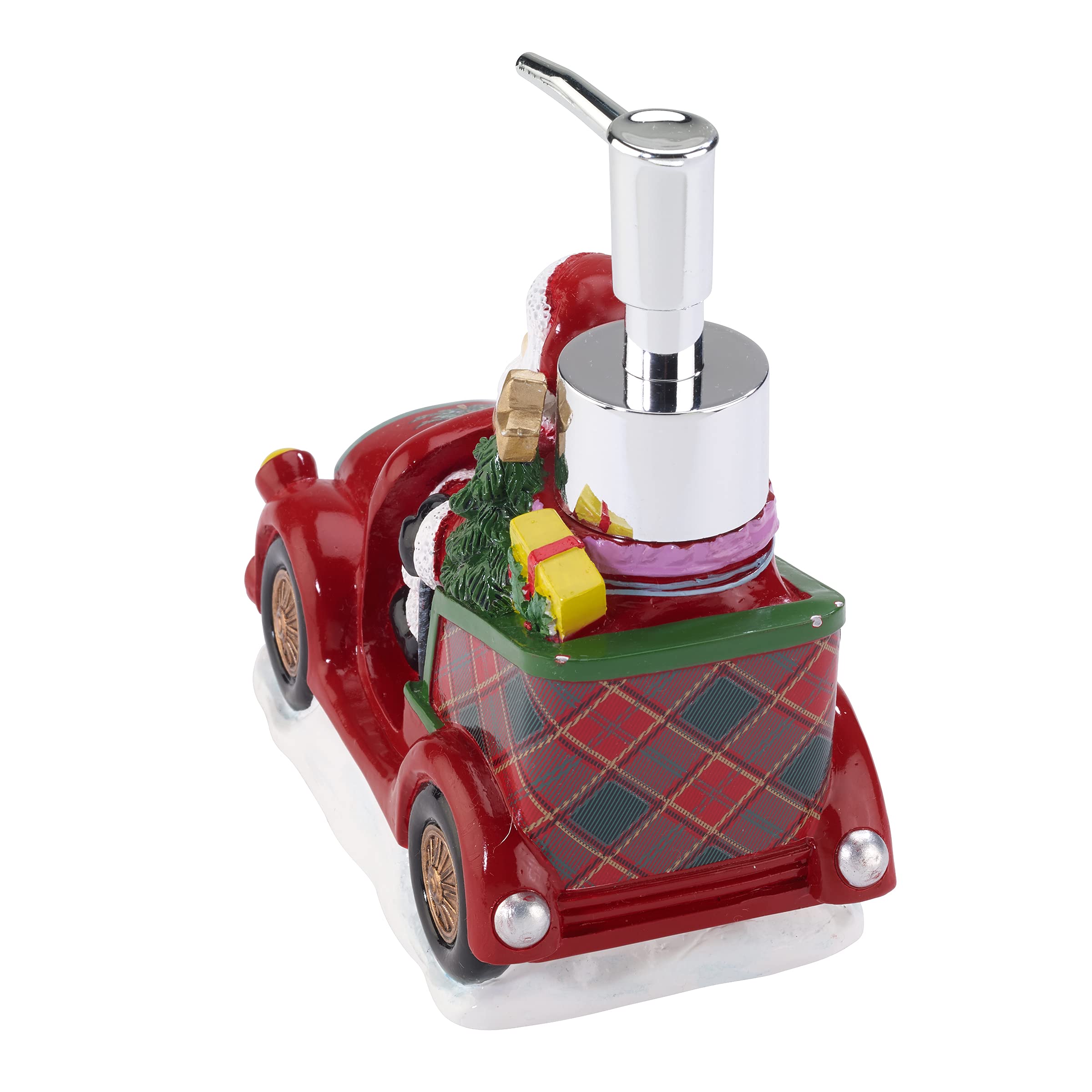 Spode - Lotion Pump/Soap Dispenser, Guest Bathroom Essentials, Holiday Home Decor (Spode Christmas Tree Tartan Collection)