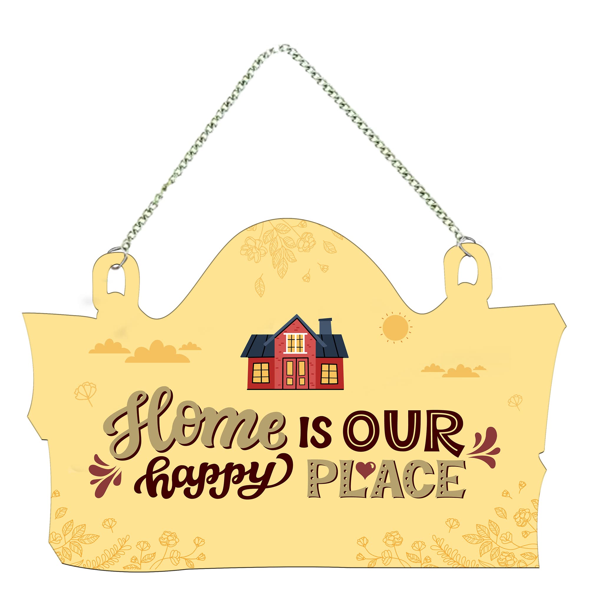 Artvibes Loving Home Quotes Wooden Wall Hanger for Home Decor | Office | Gifts | Bedroom | Wall Art for Living Room Wall | Decor