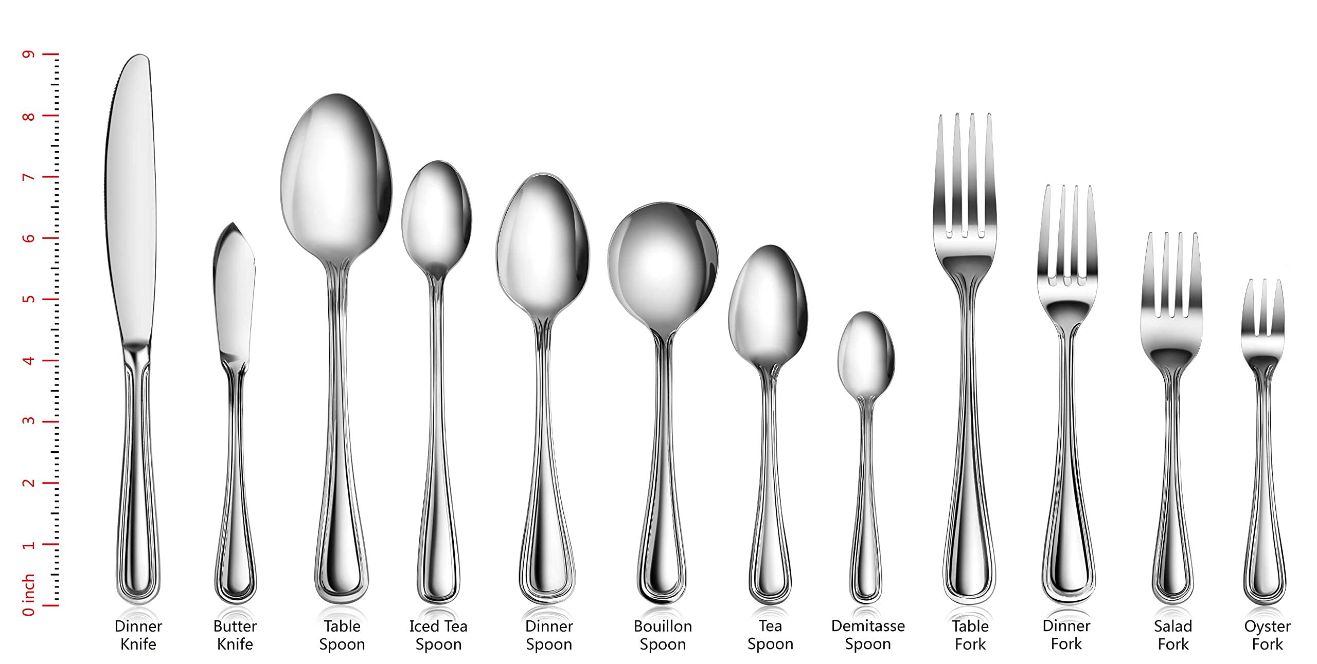New Star Foodservice 58222 Slimline Pattern, 18/0 Stainless Steel, Iced Tea Spoon, 7.5-Inch, Set Of 12