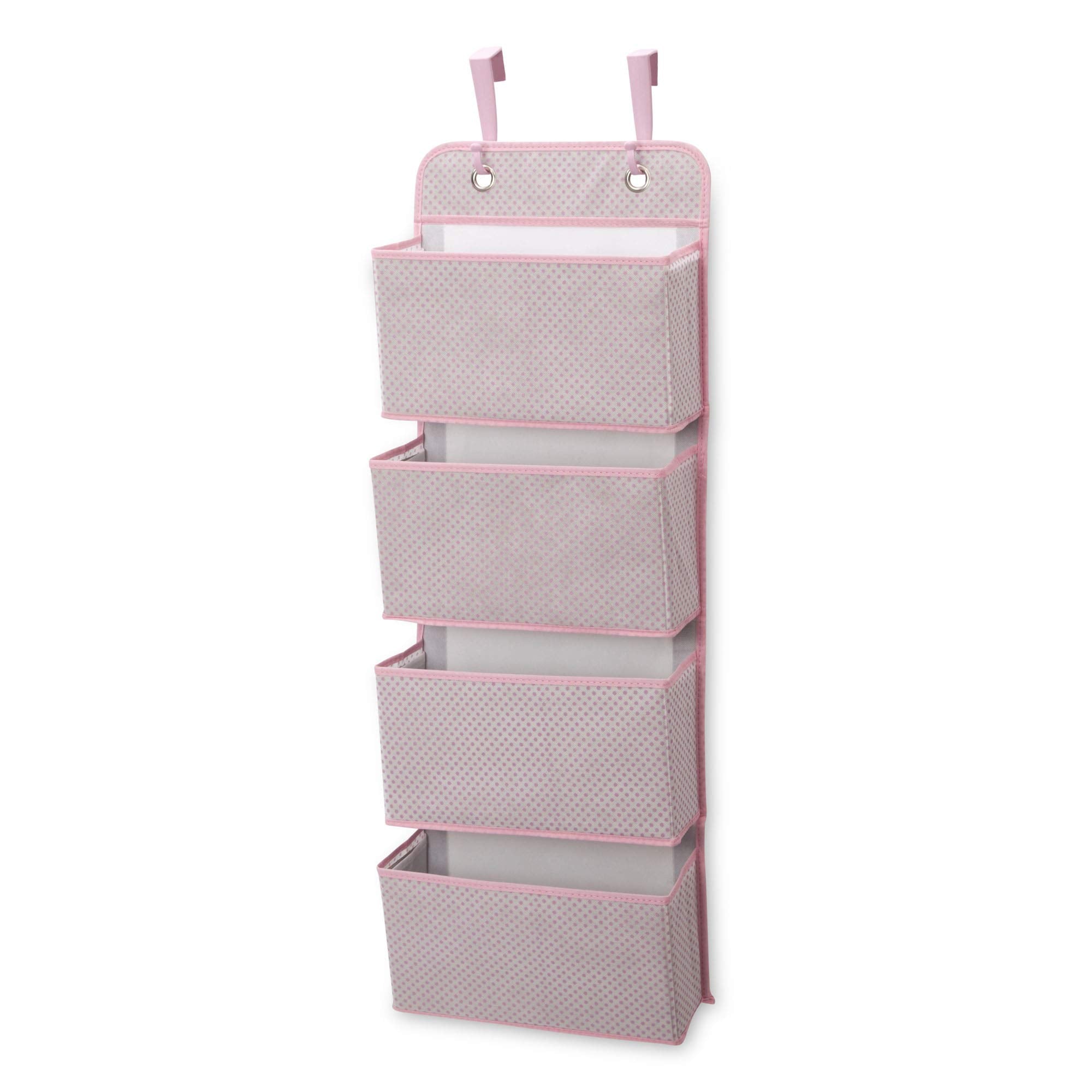 Delta Children 4 Pocket Over The Door Hanging Organizer - 2 Pack, Easy Storage/Organization Solution - Versatile And Accessible