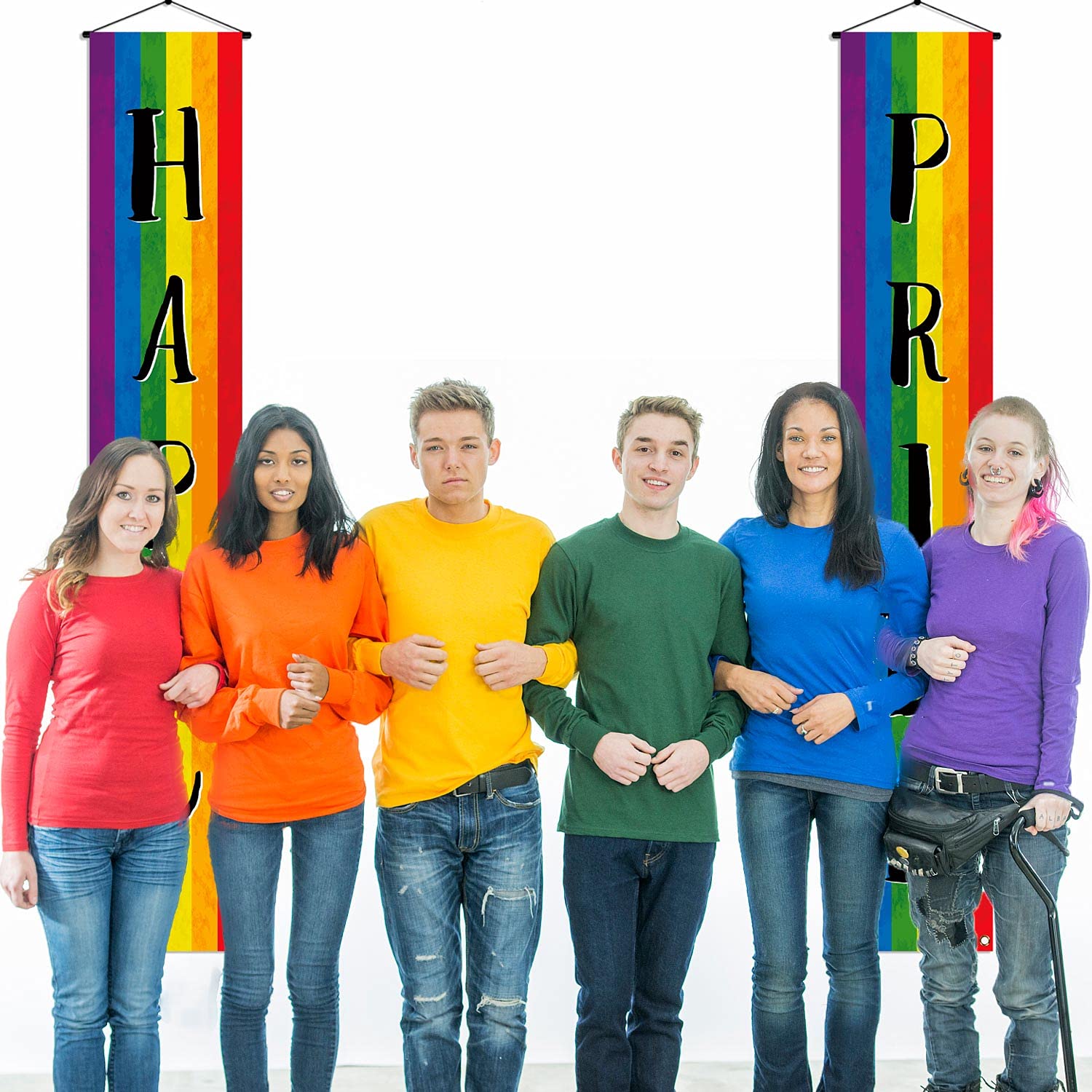 Gay Pride Decoration Outdoor Happy Pride Porch Banner Lgbt Pride Day Pride Month Pride Prom Rainbow Party Decoration And Supplie