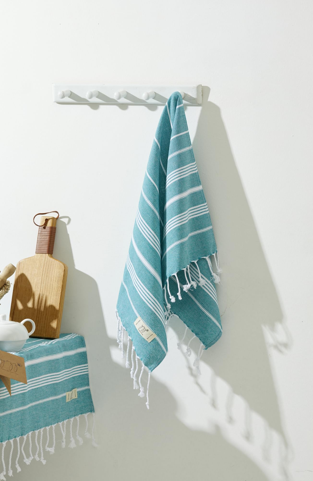 Yazz Turkish Cotton Hand Towels - Set Of 2 | 18'' X 30'' Inches | Cotton Turkish Hand Towel Sets Clearance | Hand Face Towels |
