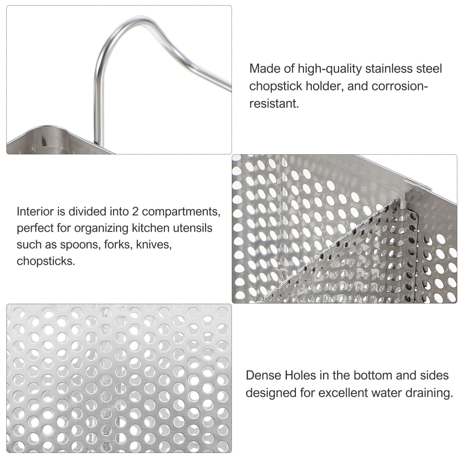 Doitool Chopstick Utensil Holder Utensil Drying Rack Hanging Utensil Drainer Chopstick Drainer Chopstick Drying Rack Holder