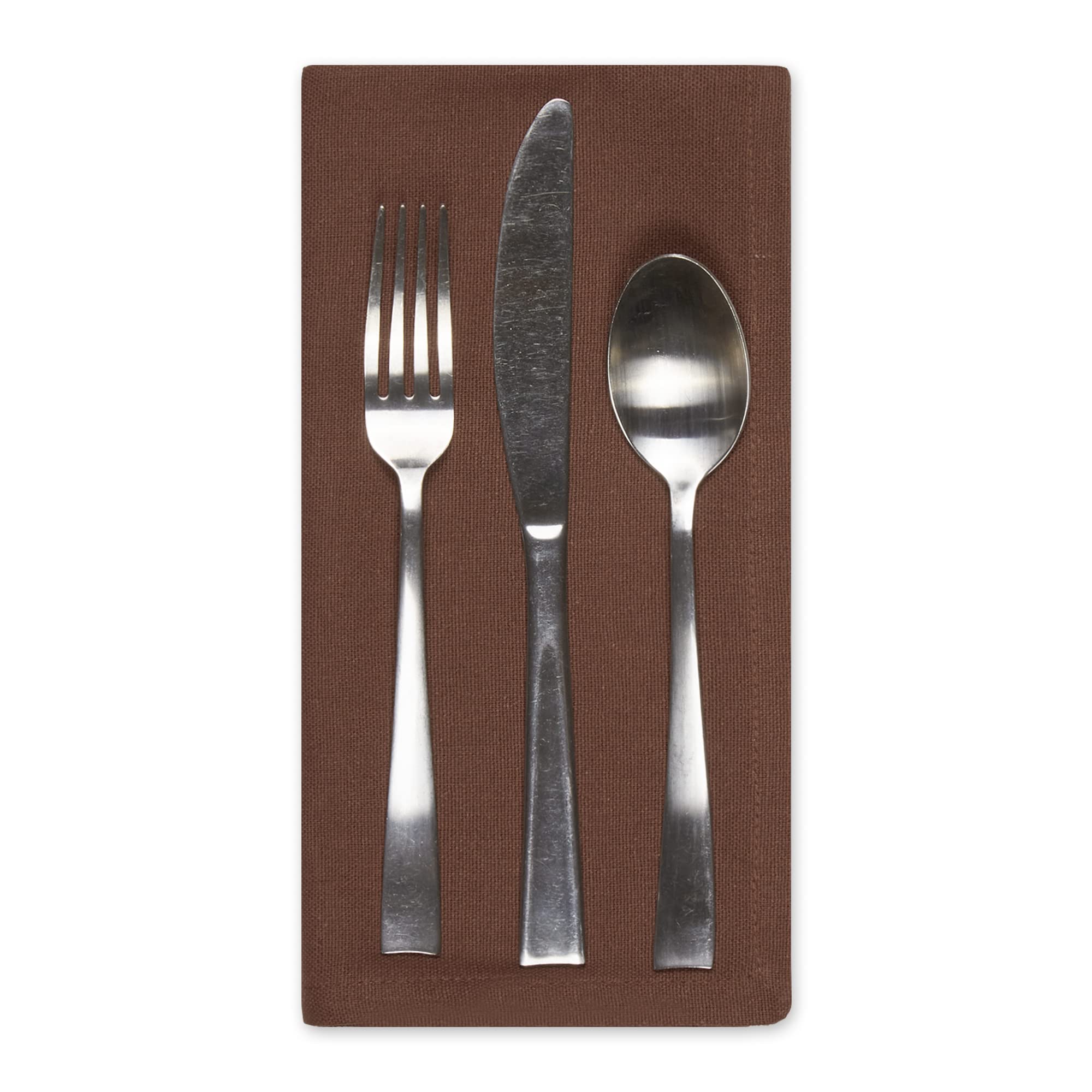 BARK BROWN NAPKIN SET/6