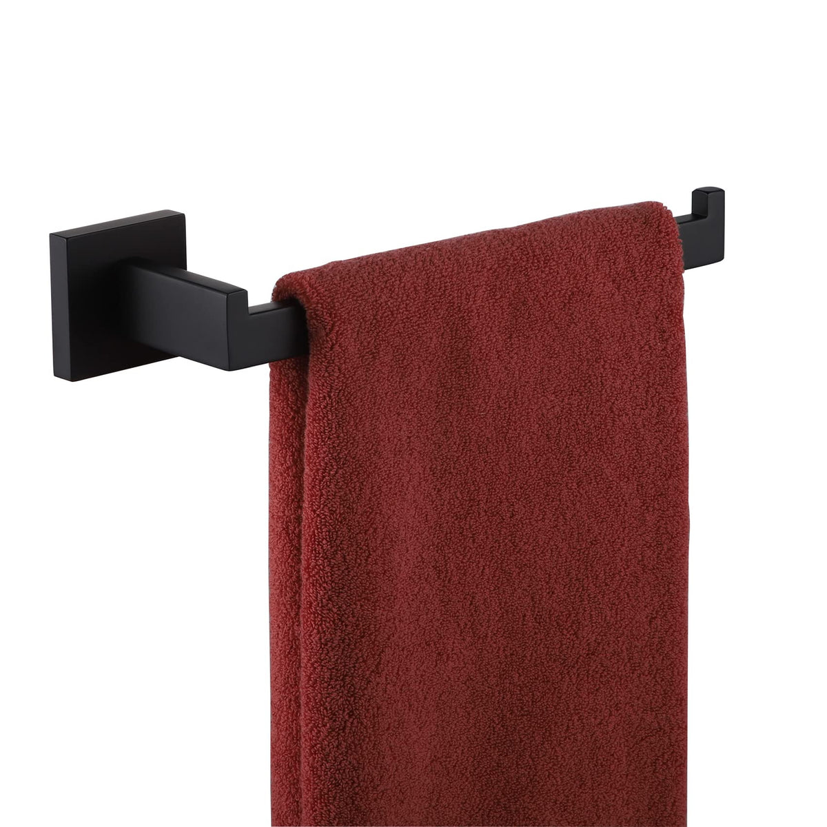 Kokosiri Black Towel Ring Hand Towel Racks Rods Bathroom Towel Rails Kitchen Hardware Stylish Stainless Steel, Wall Mount, B3003