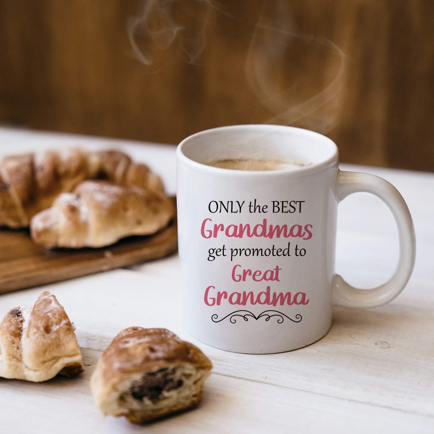 Gifts for Grandma, Grandma Gifts from Grandchildren, Gifts for Grandma Birthday Unique, Coffee Mug for Grandma Announcement Gift