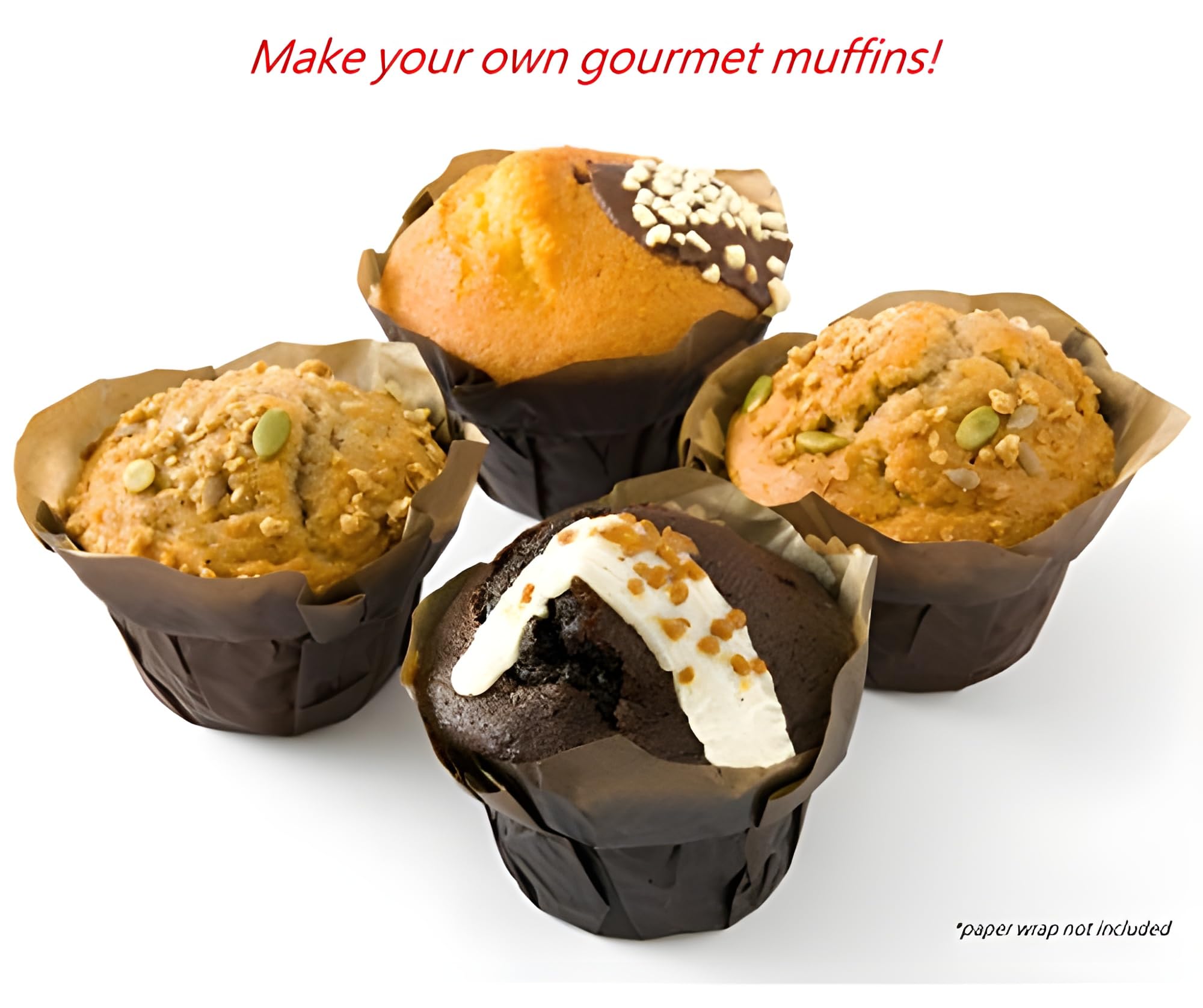 Silicone Texas Muffin Pans 6-Cups, Jumbo Muffin Pan Set Of 2, Bpa-Free Silicone Muffin Pans For Baking,10.75L X 7.5W Silicone Mu