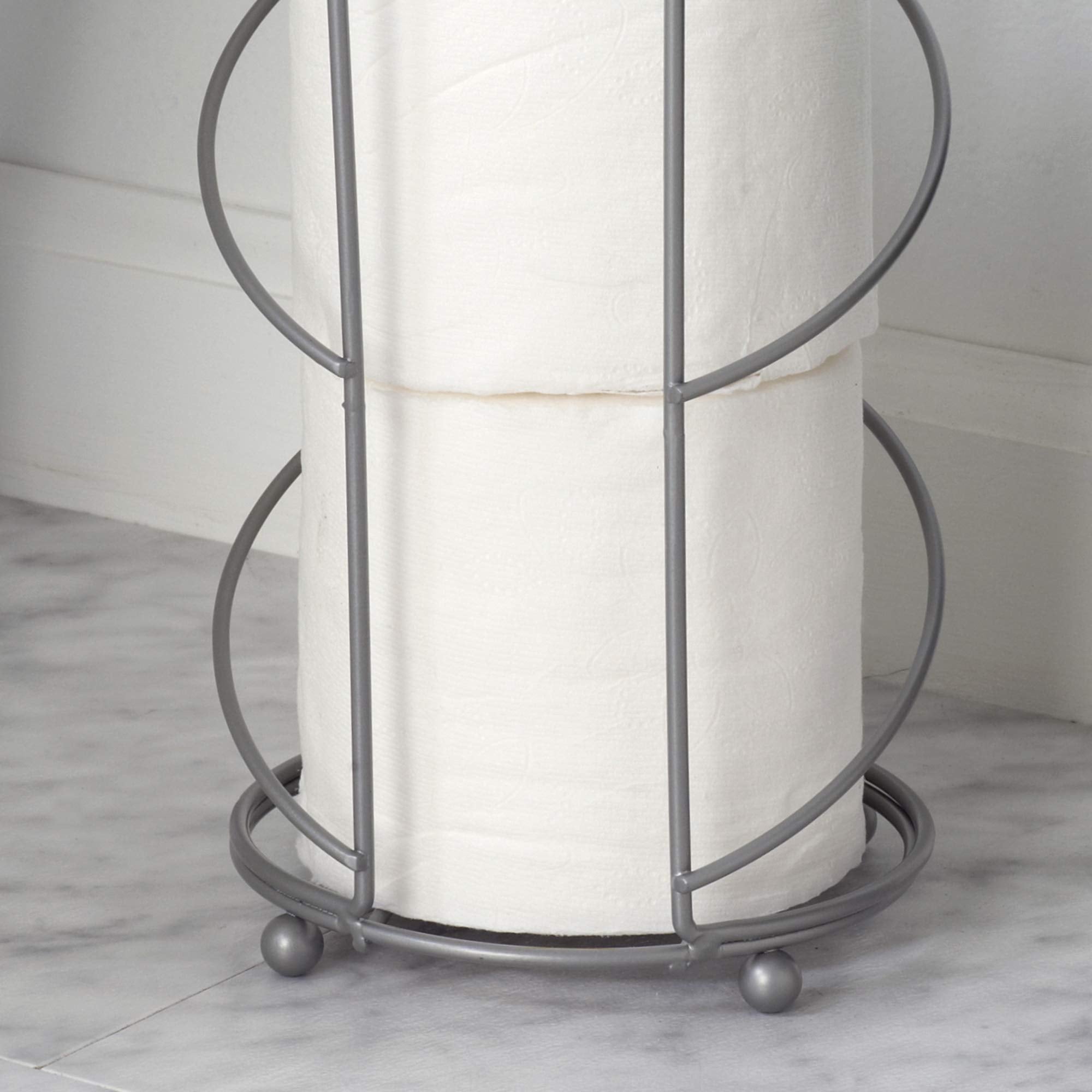 Zenna Home 7656NN Toilet Paper Reserve  Satin Nickel