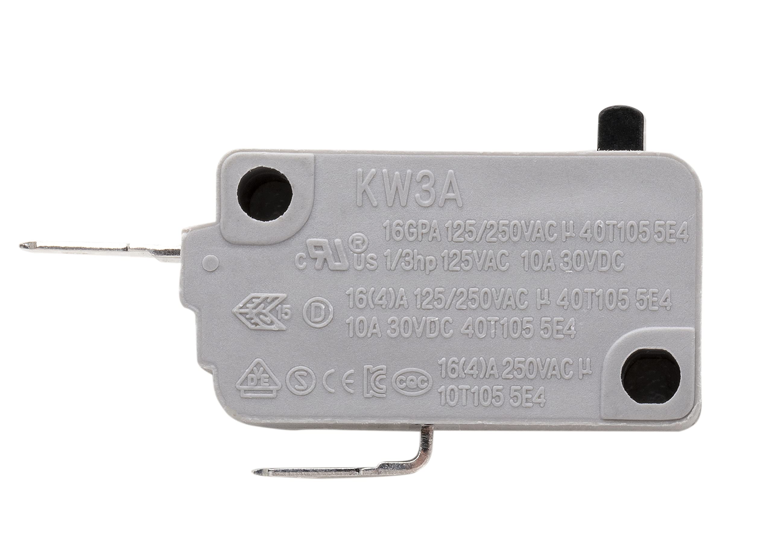 Kw3A Microwave Oven Door Switch 16A 125V/250V Door Interloc (2 Normally Open And 1 Normally Close)