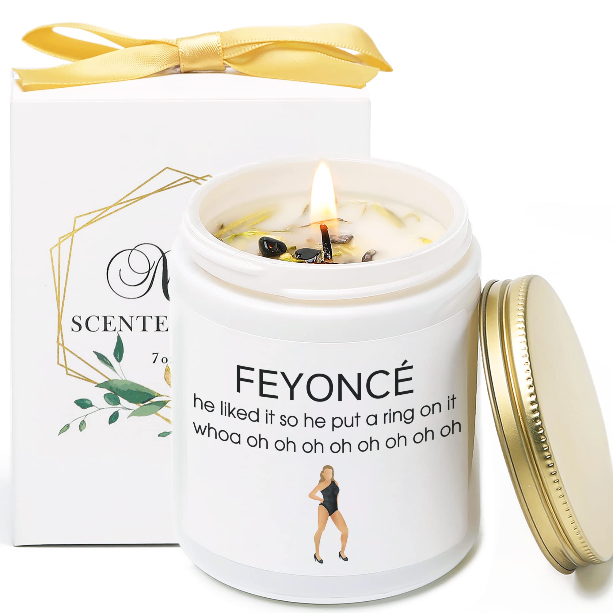 Funny Wedding Gift,Engaged Gift for Bride,Newly Couples,Bridal Shower Wedding Gifts,Bachlorette Gifts for Her,Feyonce Candle,He 
