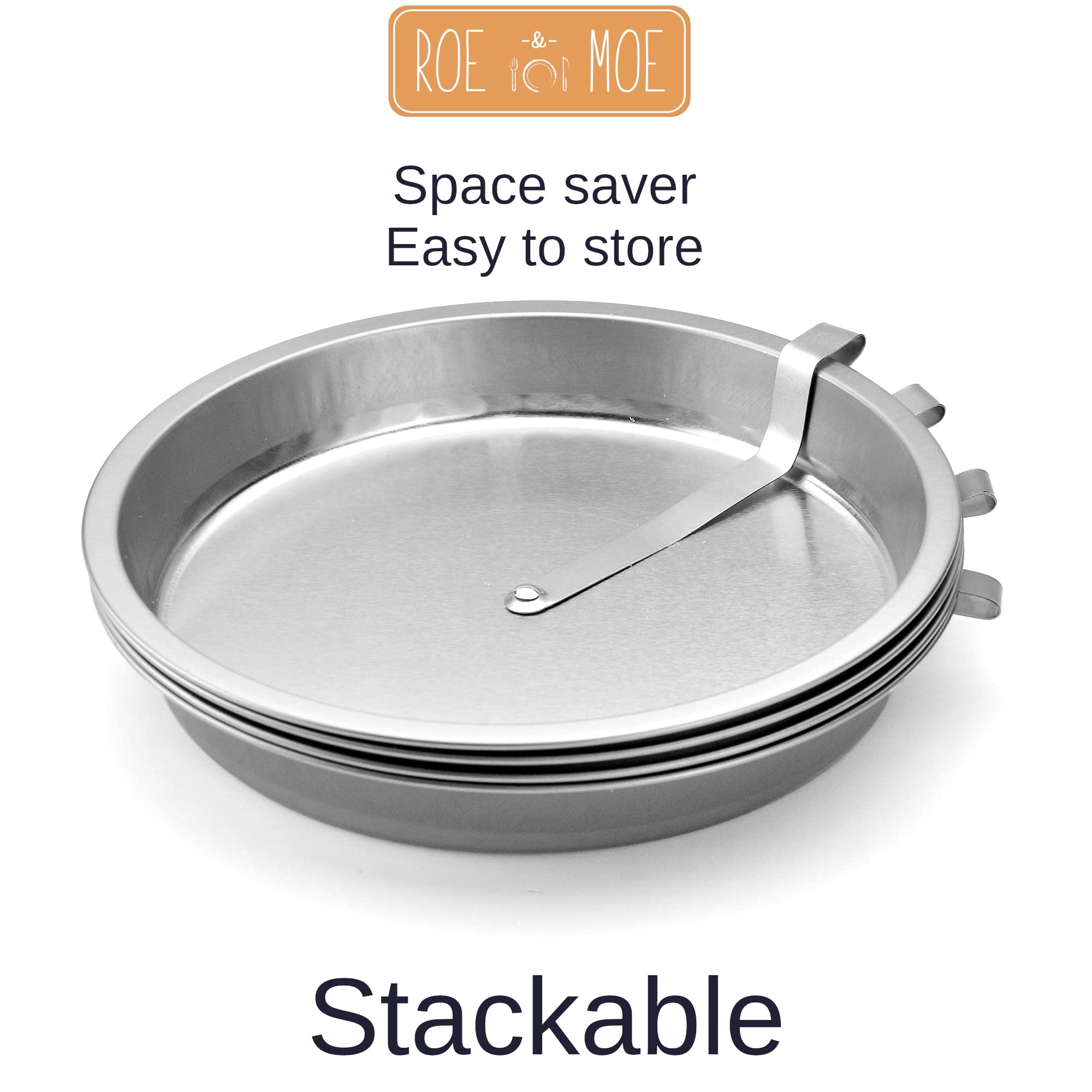 9'' Easy Out Quick Release Tart, Quiche, Pie And Cake Pan - Set Of 2