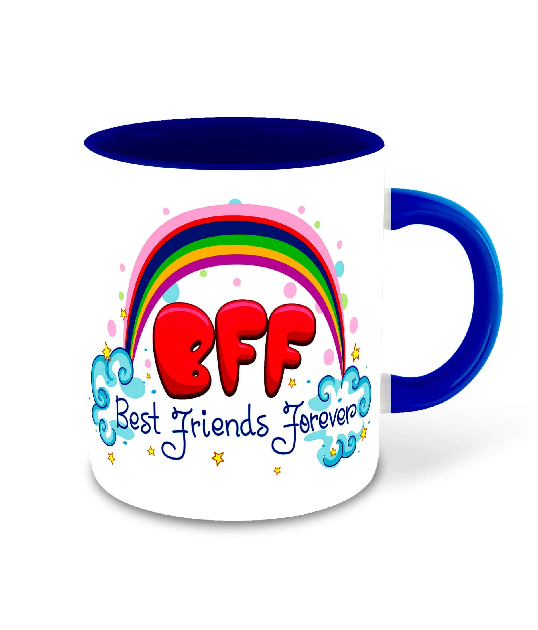 Whats Your Kick  Friend Inspired Designer Printed Dark Blue Ceramic Coffee |Tea | Milk Mug (Gift | Friendship Day | Best Friend