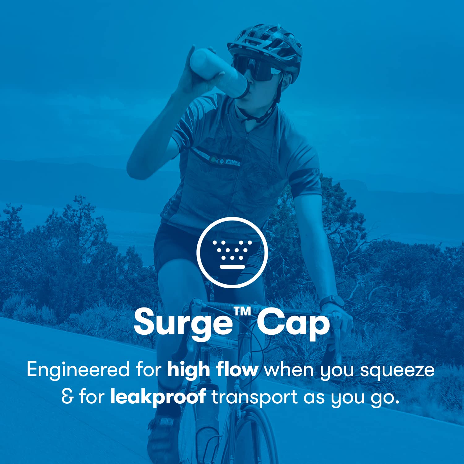 Polar Bottle Breakaway Insulated Water Bottle - BPA Free  Cycling & Sports Squeeze Bottle (Bolt - Charcoal & Silver  20 oz)